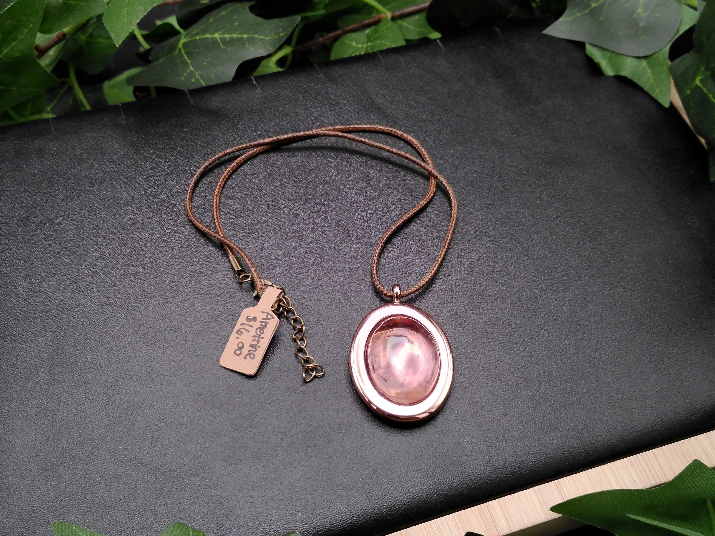 Ametrine in copper