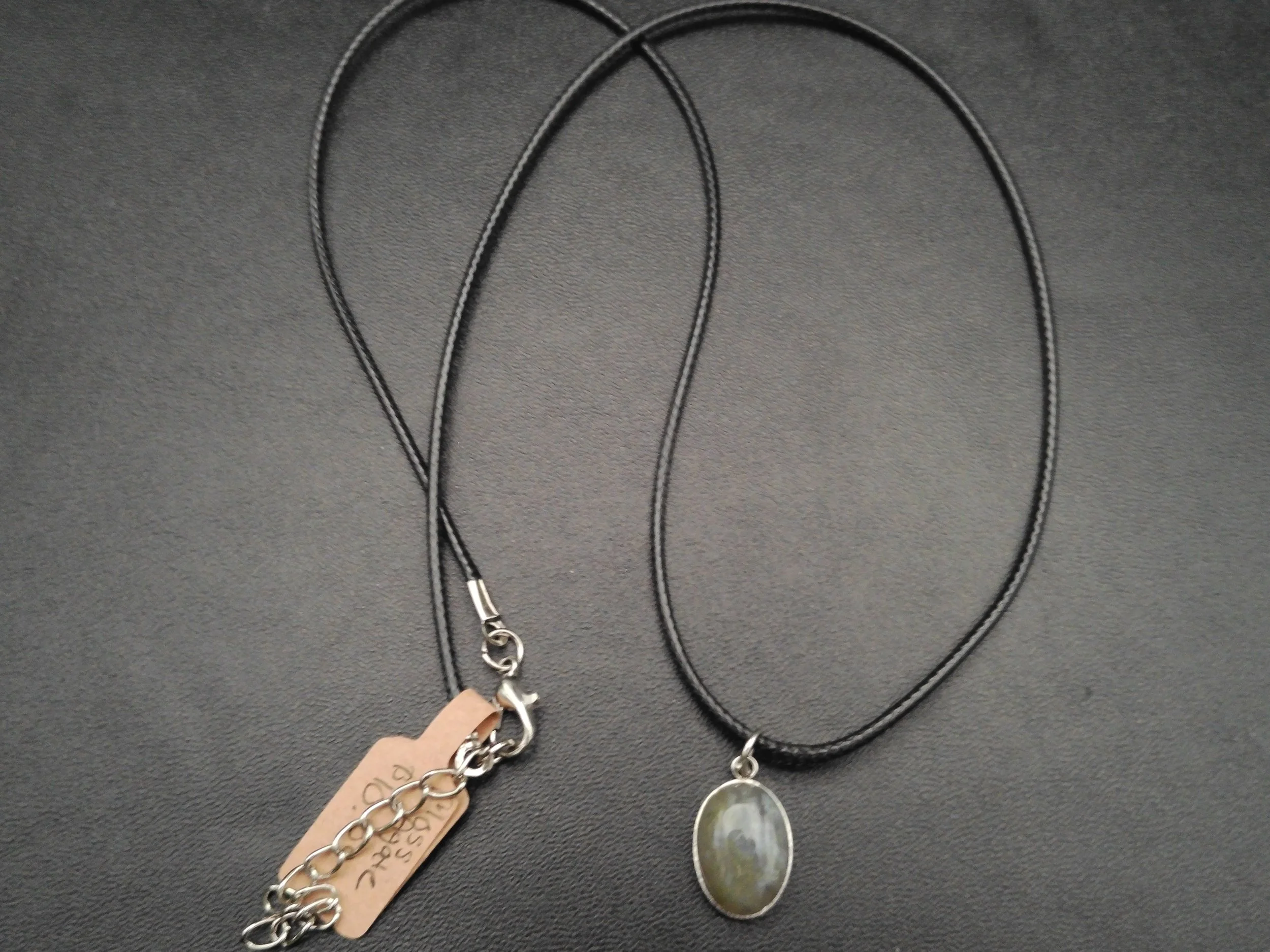 Moss Agate Pendant In Silver