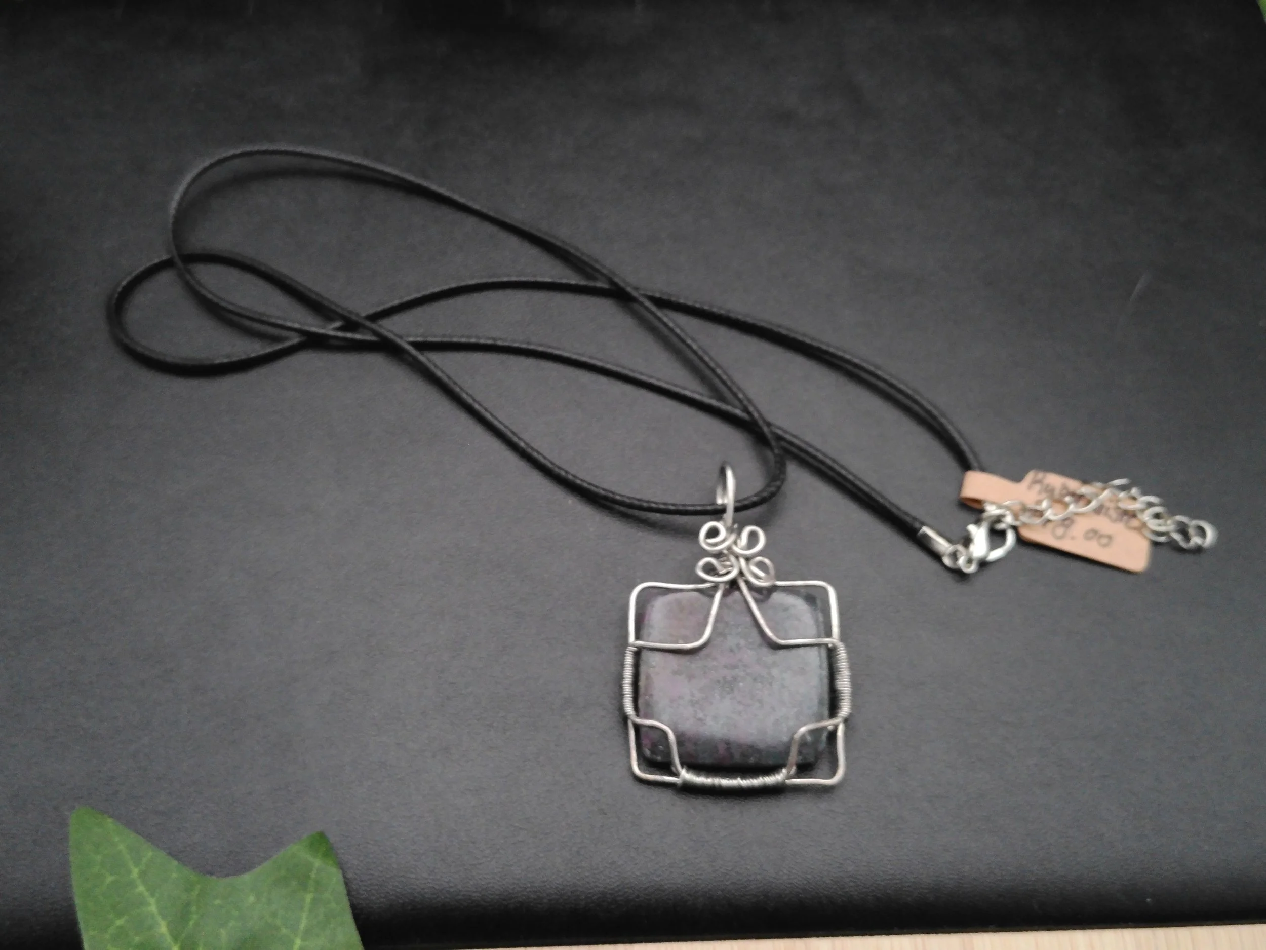 Ruby in Zoisite Wrapped in Silver