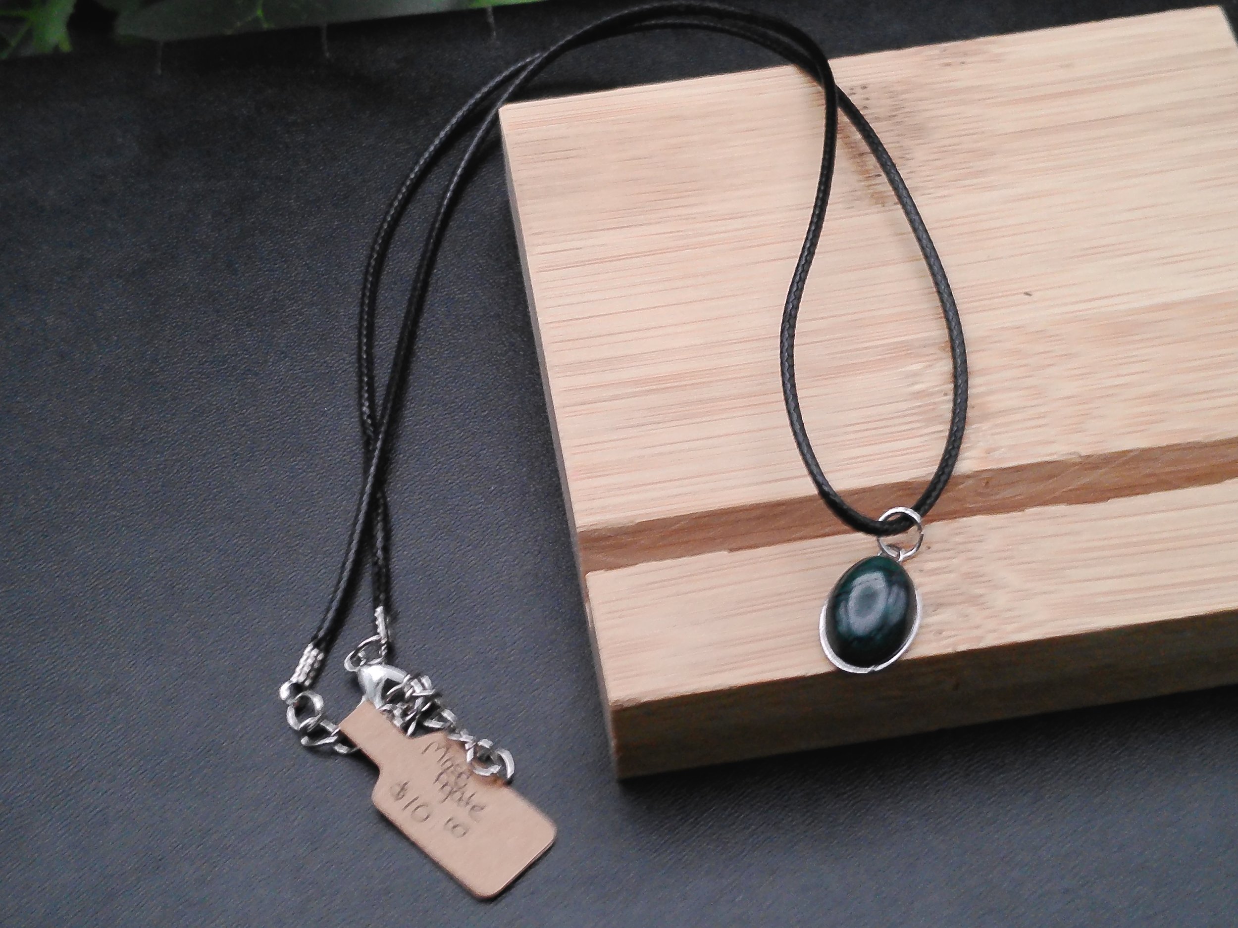 Moss Agate Small Pendant