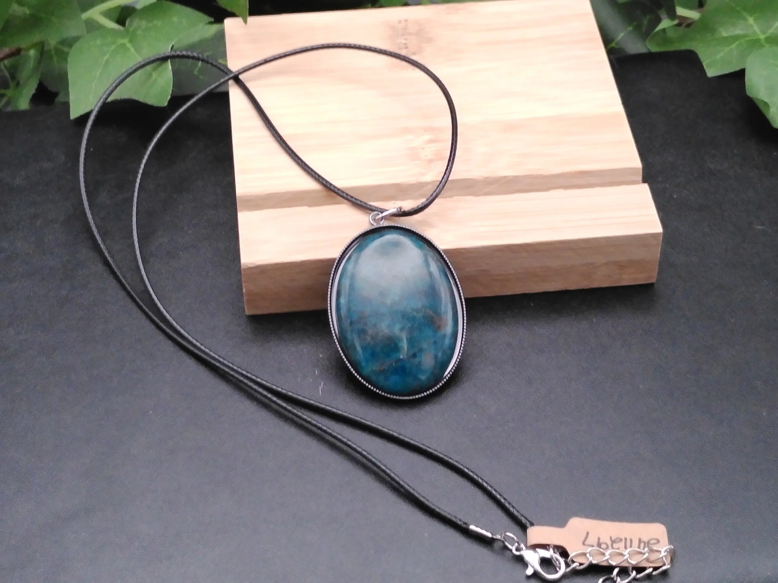 Apatite Stone set in Silver