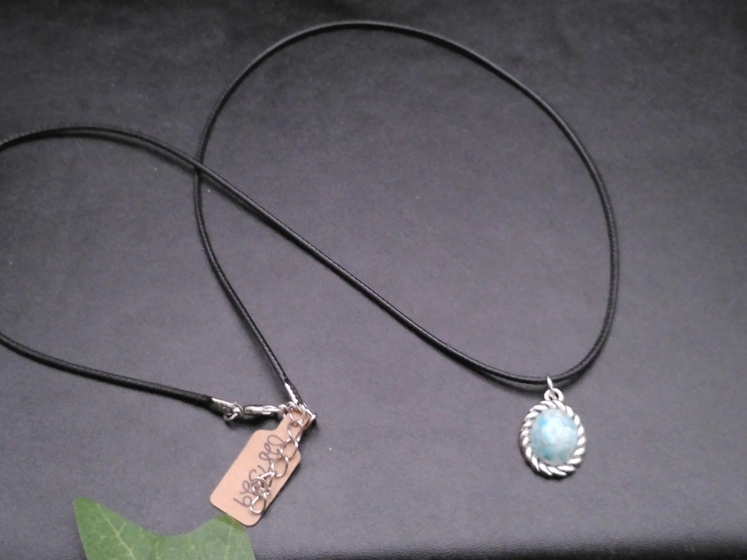 Larimar Pendant in Silver