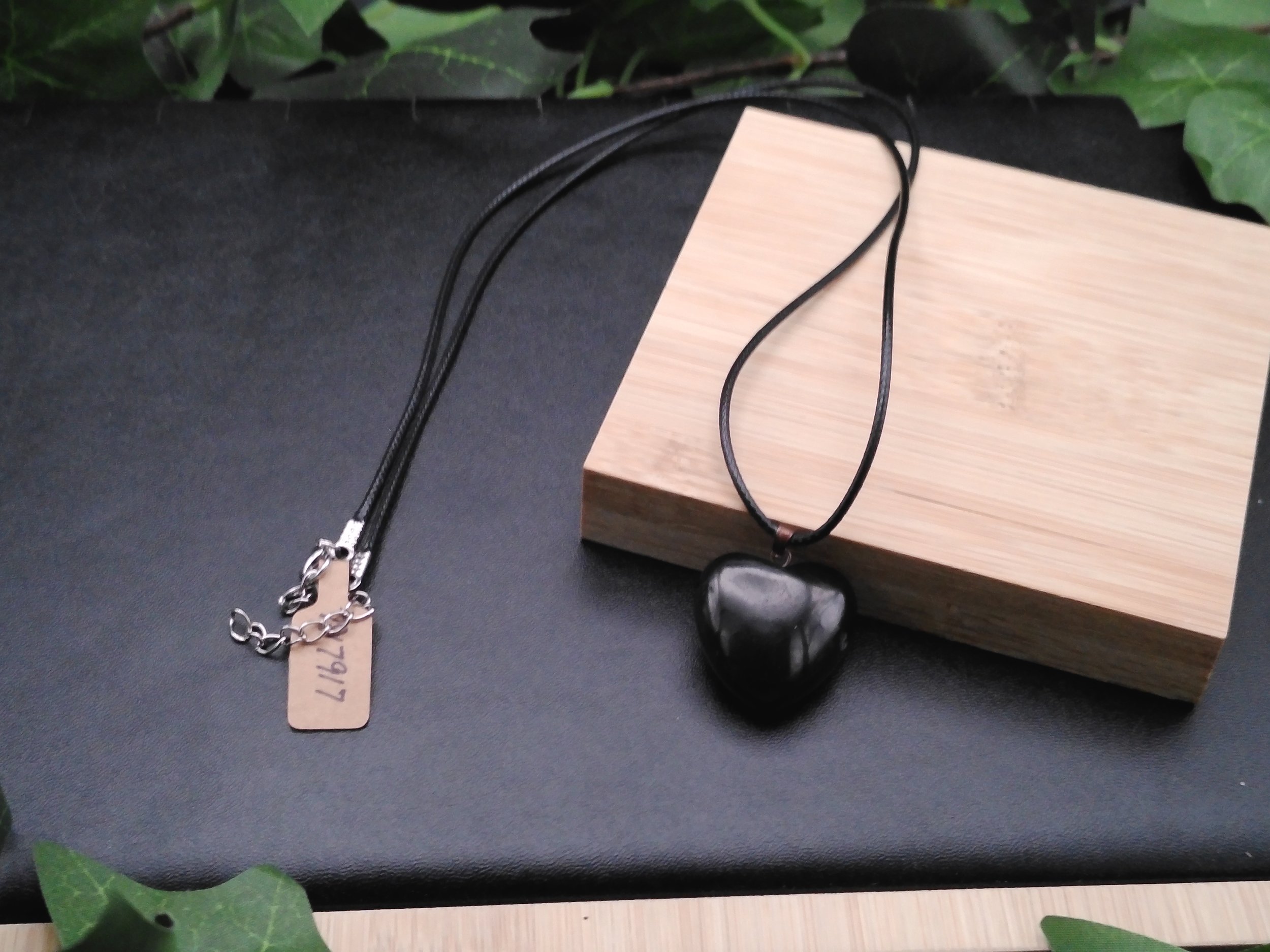Shungite Heart Pendant