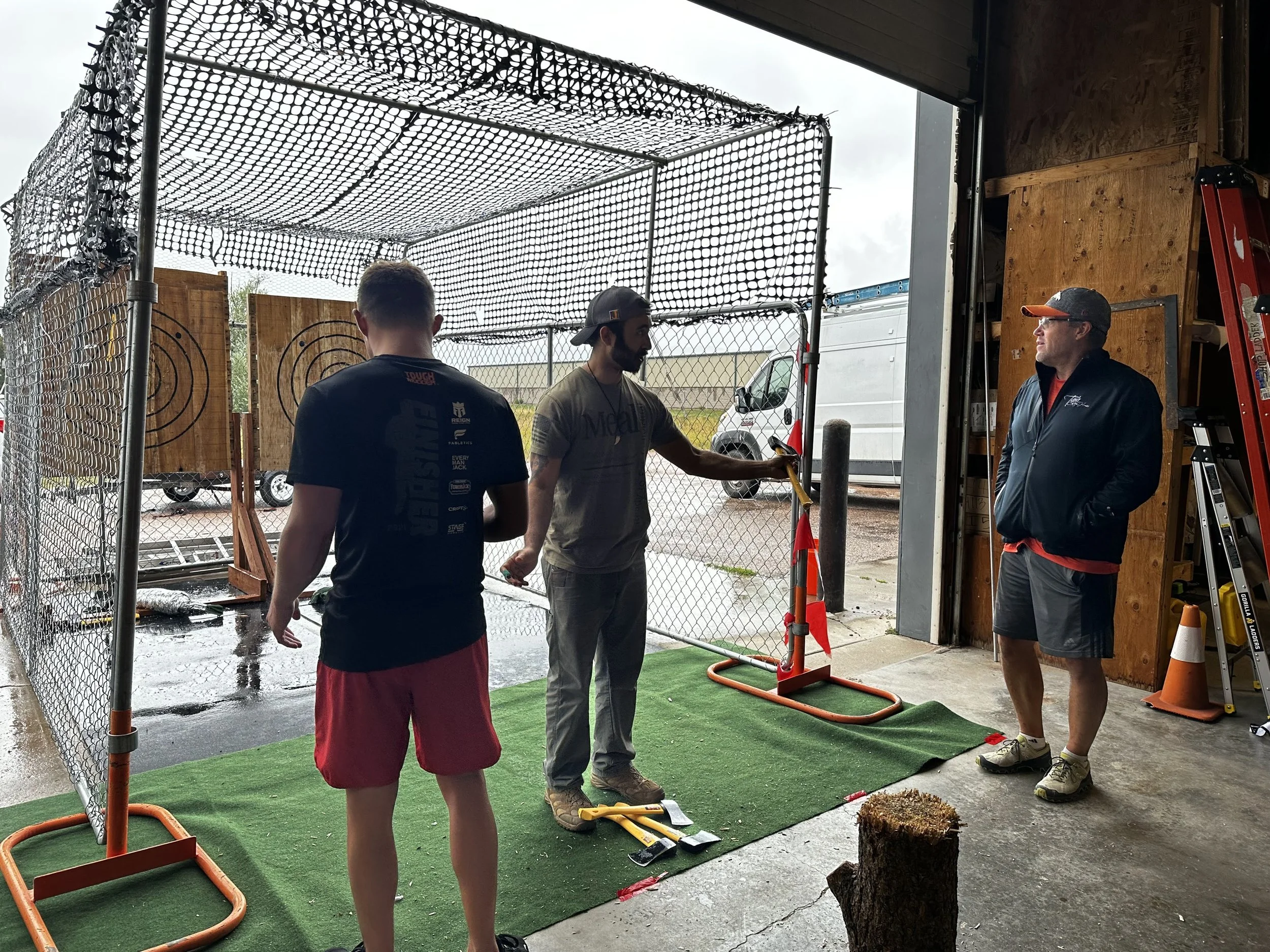 entertainment, colorado springs, axe throwing, mobile axe throwing, birthday parties, team building