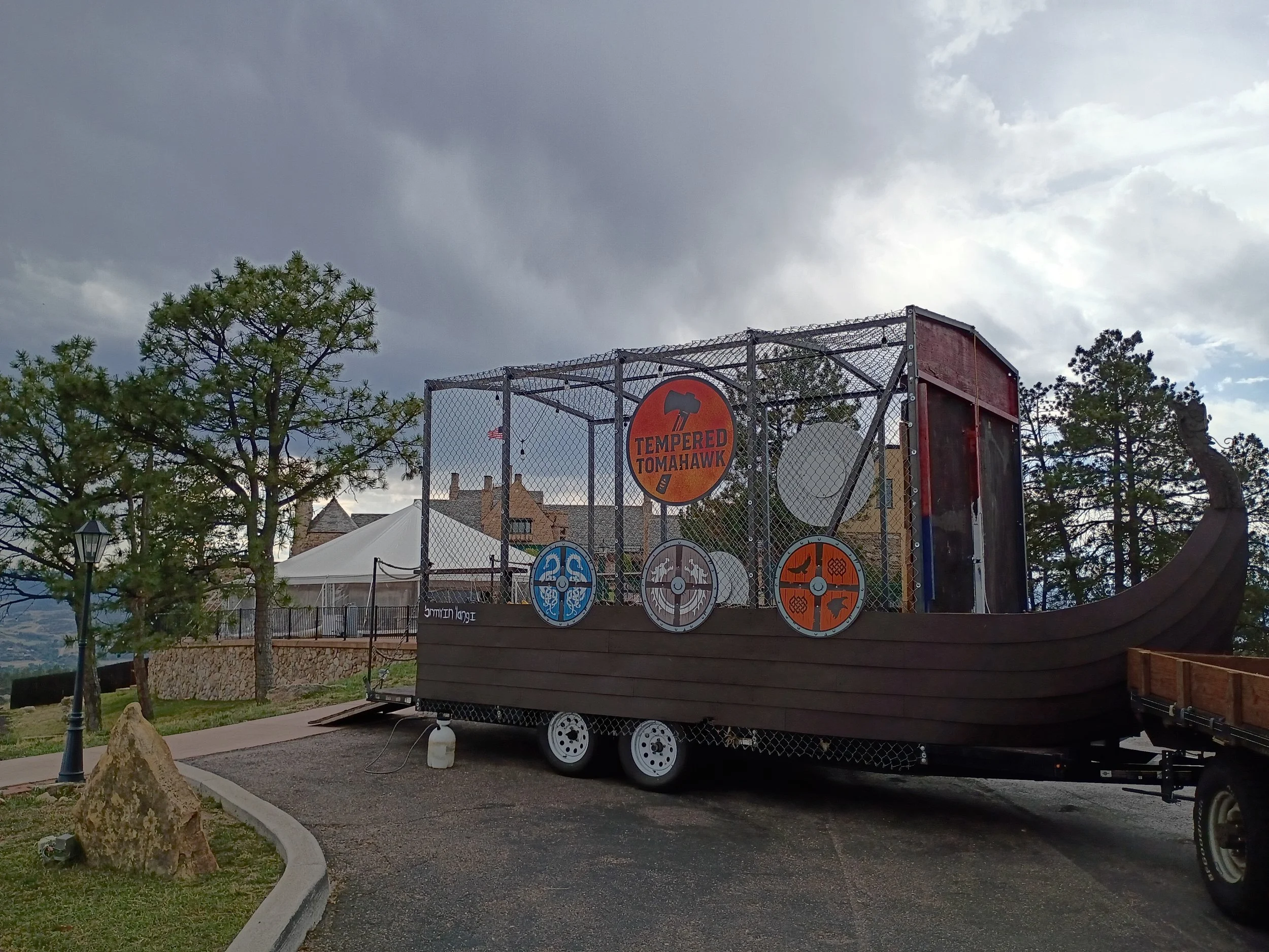 viking ship, mobile axe throwing, colorado springs