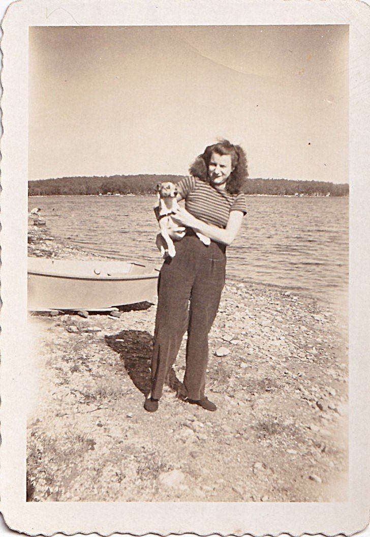Skippy with one of his fans, Mildred