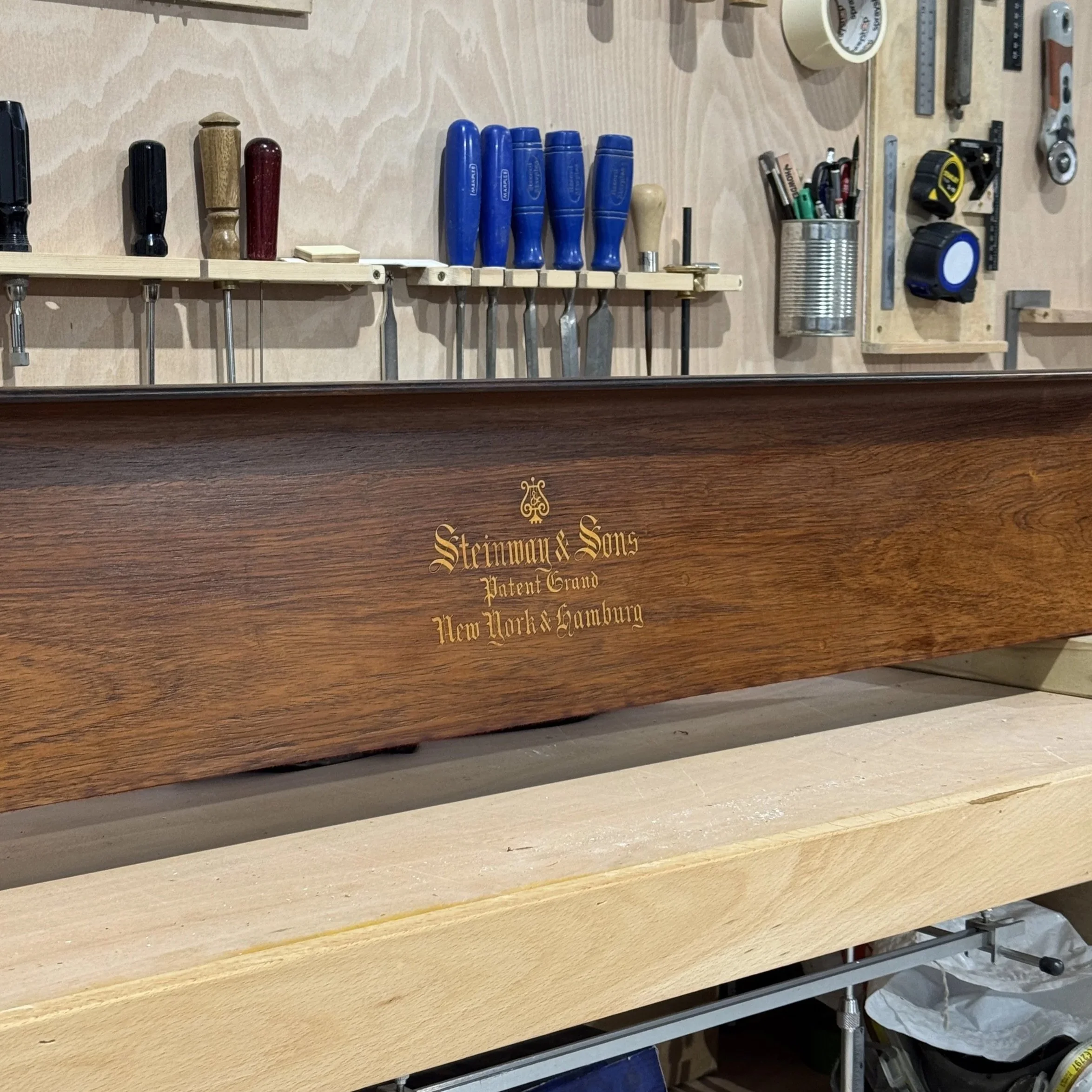 Steinway Grand Piano refinishing