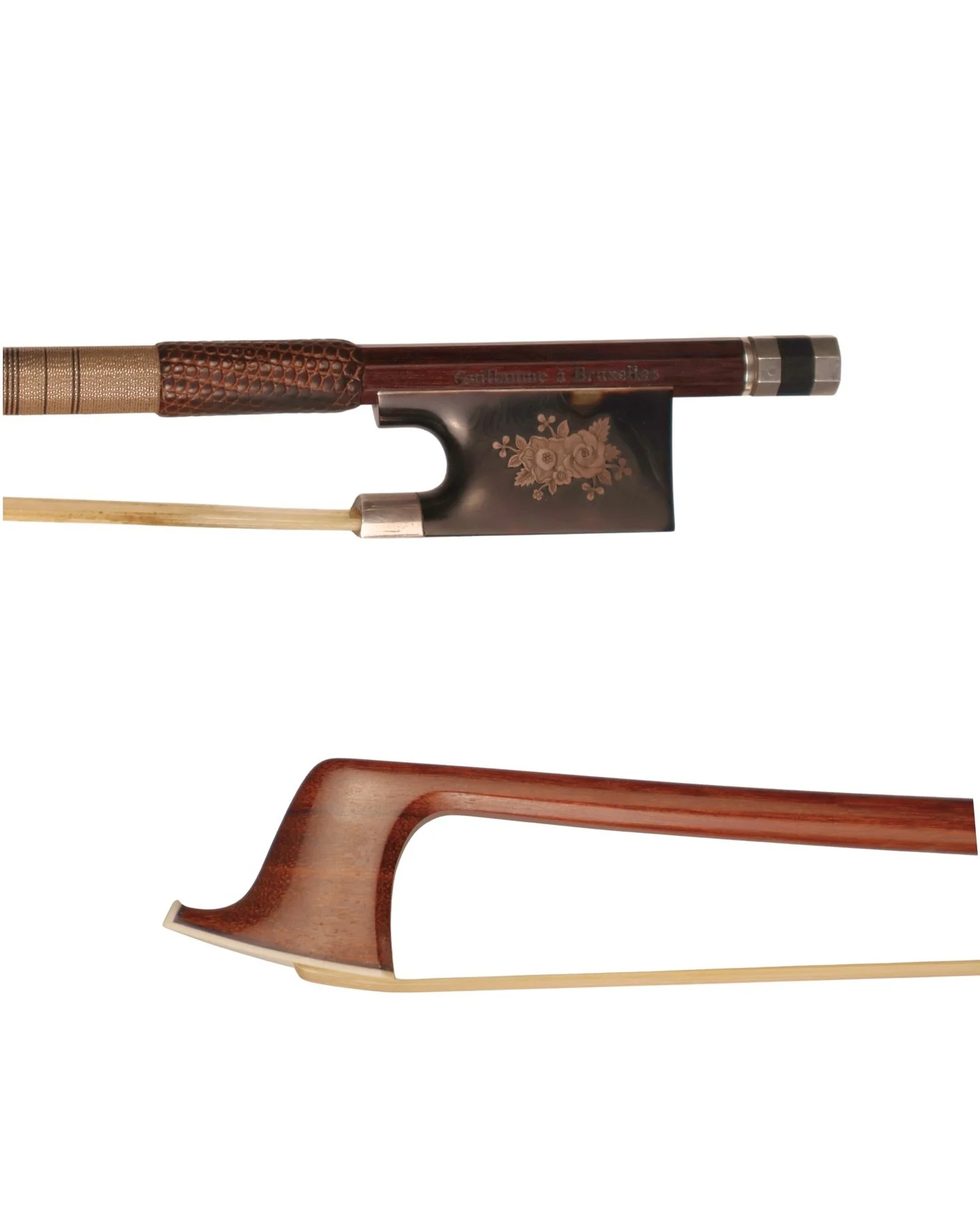 Two violin bows from two distinct eras, each with its own story to tell. A glimpse into the hands and history behind their creation. ✨

Pierre Guillaume, Brussels🎻
Pierre Guillaume, born in Belgium in 1954, is a leading contemporary bow maker of the