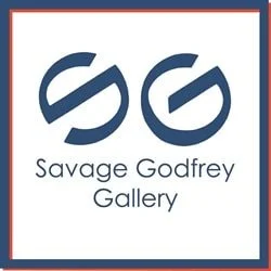 Logo of Savage Godfrey Gallery featuring two stylized 'S' and 'G' initials