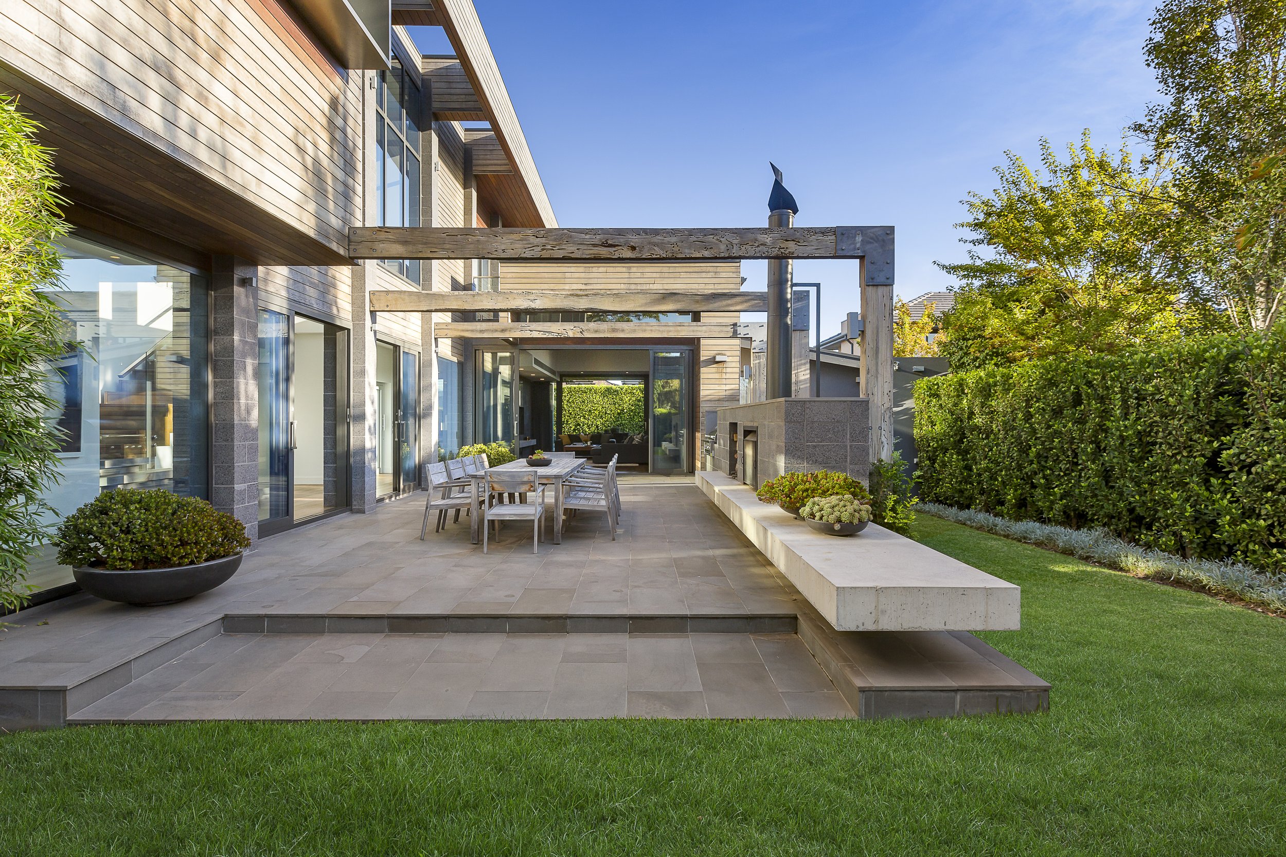 Custom Pavers and backyard renovation in Halifax Regional Municipality by Kinetic Construction