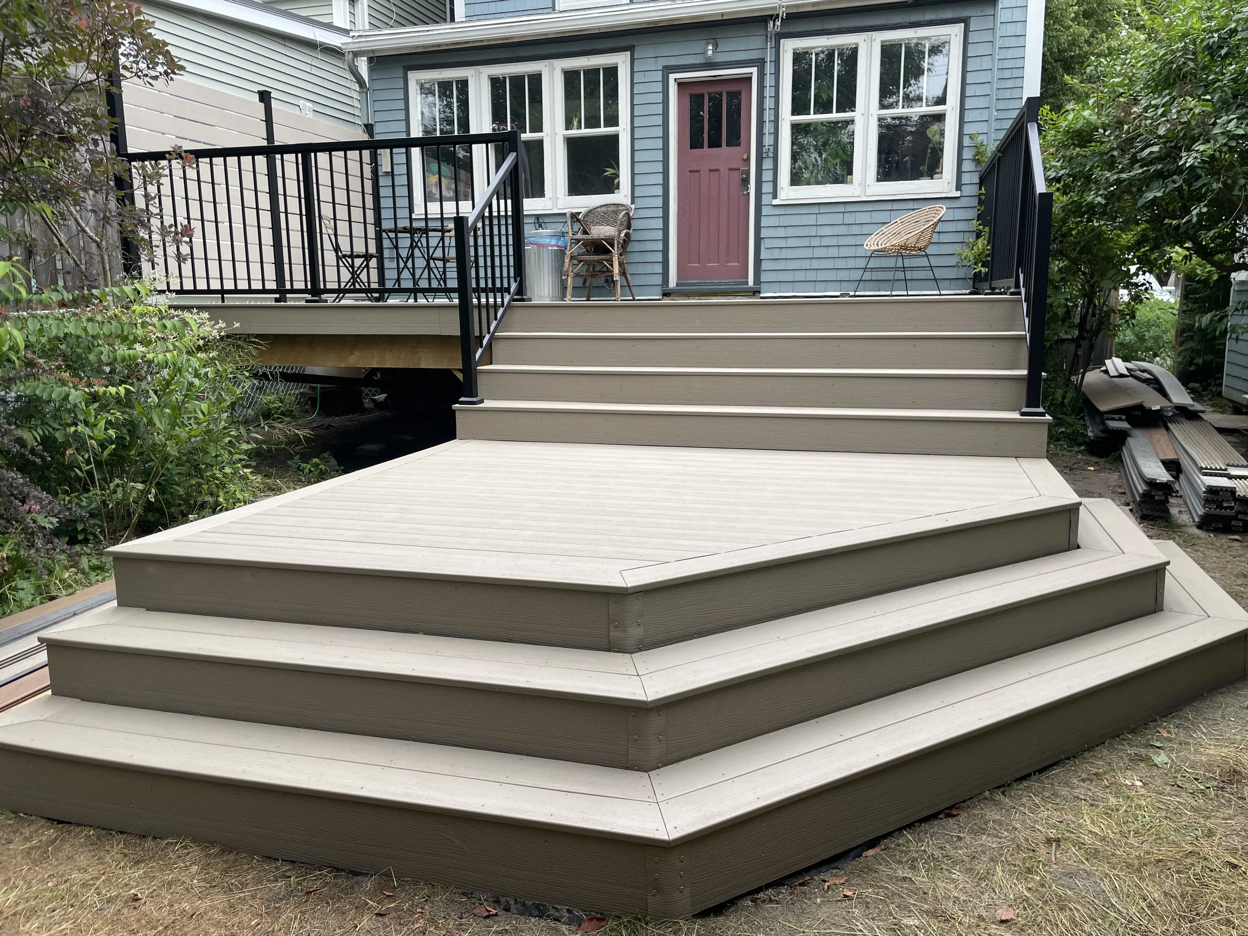 Custom composite deck in halifax by kinetic construction