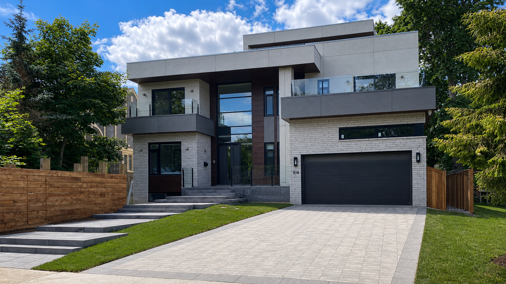 Custom Paver Driveway in Halifax by Kinetic Construction