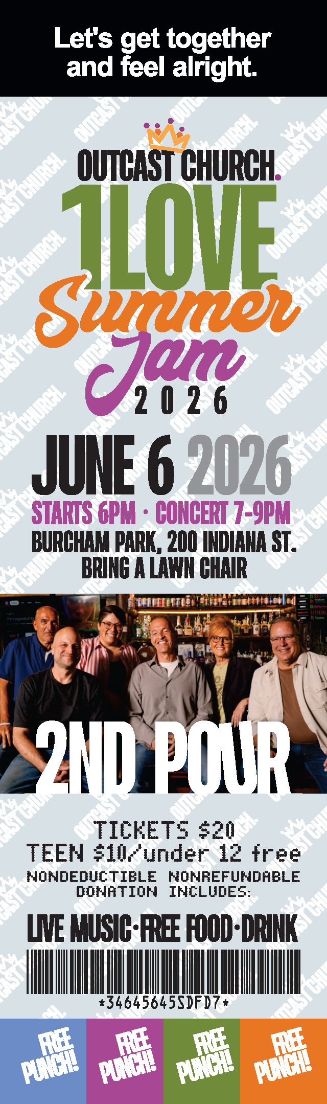 1Love Summer Jam Concert Ticket