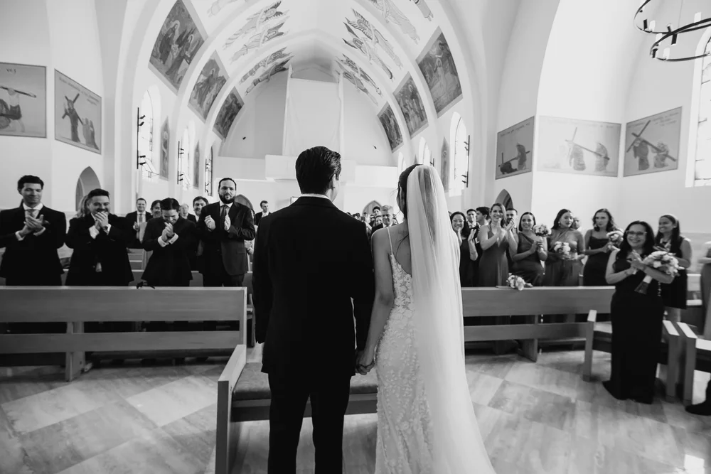 Entrada de la novia a la iglesia