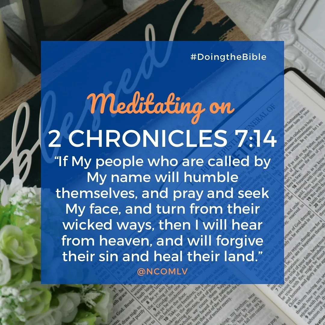 2 CHRONICLES 7.14 | If we humble ourselves, pray sincerely, and turn from wrongdoing, God will hear our cries and bring healing and restoration to our land.

#SharingTheGospel 💙 NCOM