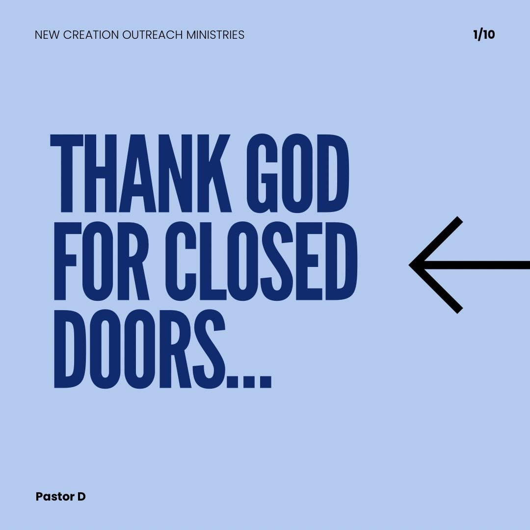 Let&rsquo;s get into it! 📝 How should we respond when God closes a door in our lives? ⬇️