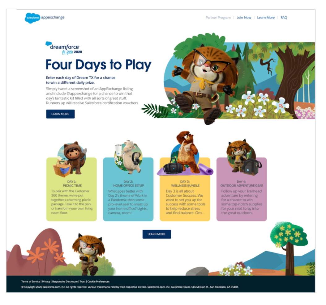 AppExchange 2020 Dreamforce Sweepstakes