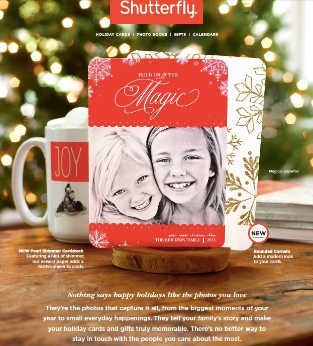 Shutterfly Holiday Catalog 2013 (Intro Pg 1)
