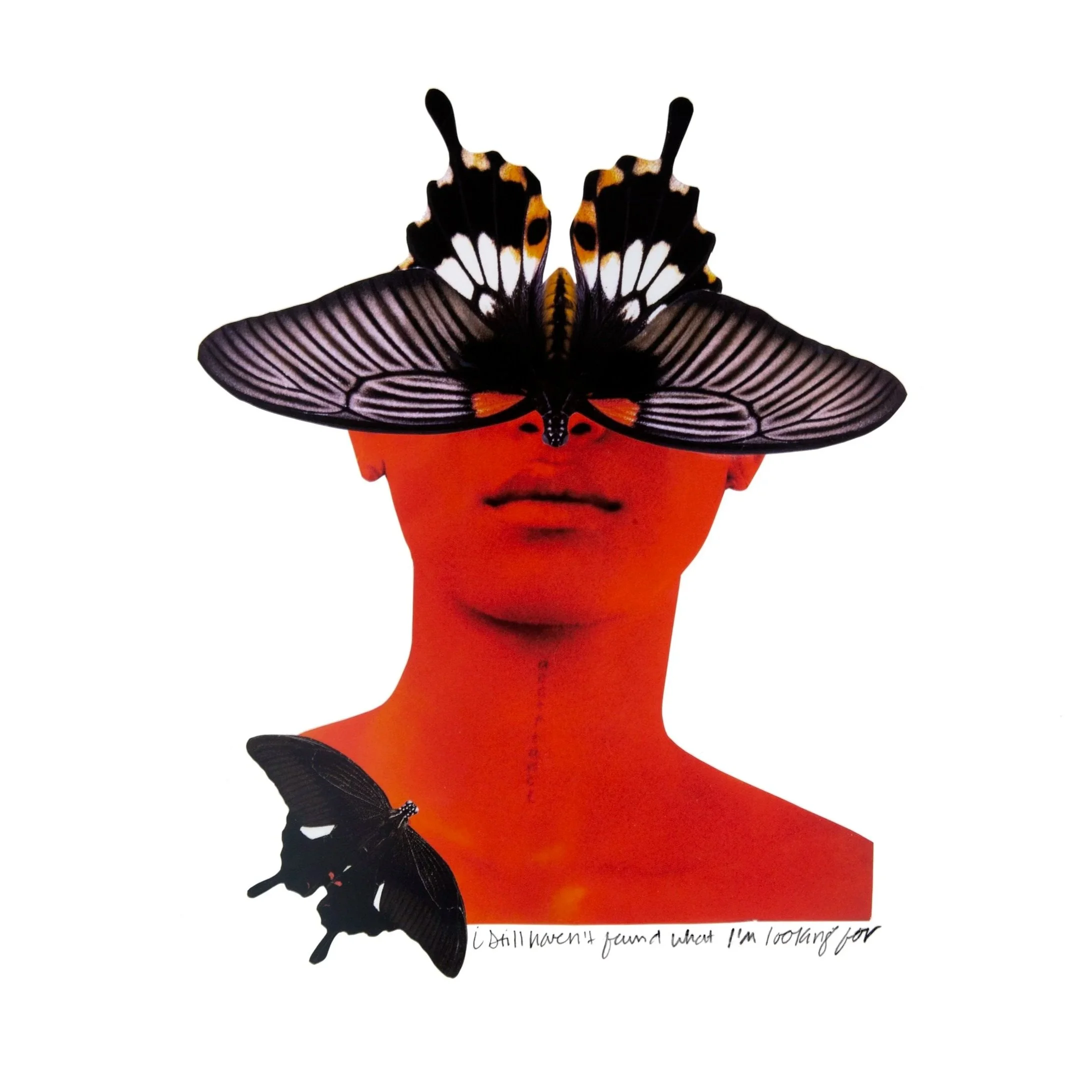 Acceptance is the Paradox, 2025
| Hand-cut Collage on Archival Paper
| Lyrics from I Still Haven’t Found What I’m Looking For by U2
| 21"x21" Framed
SOLD