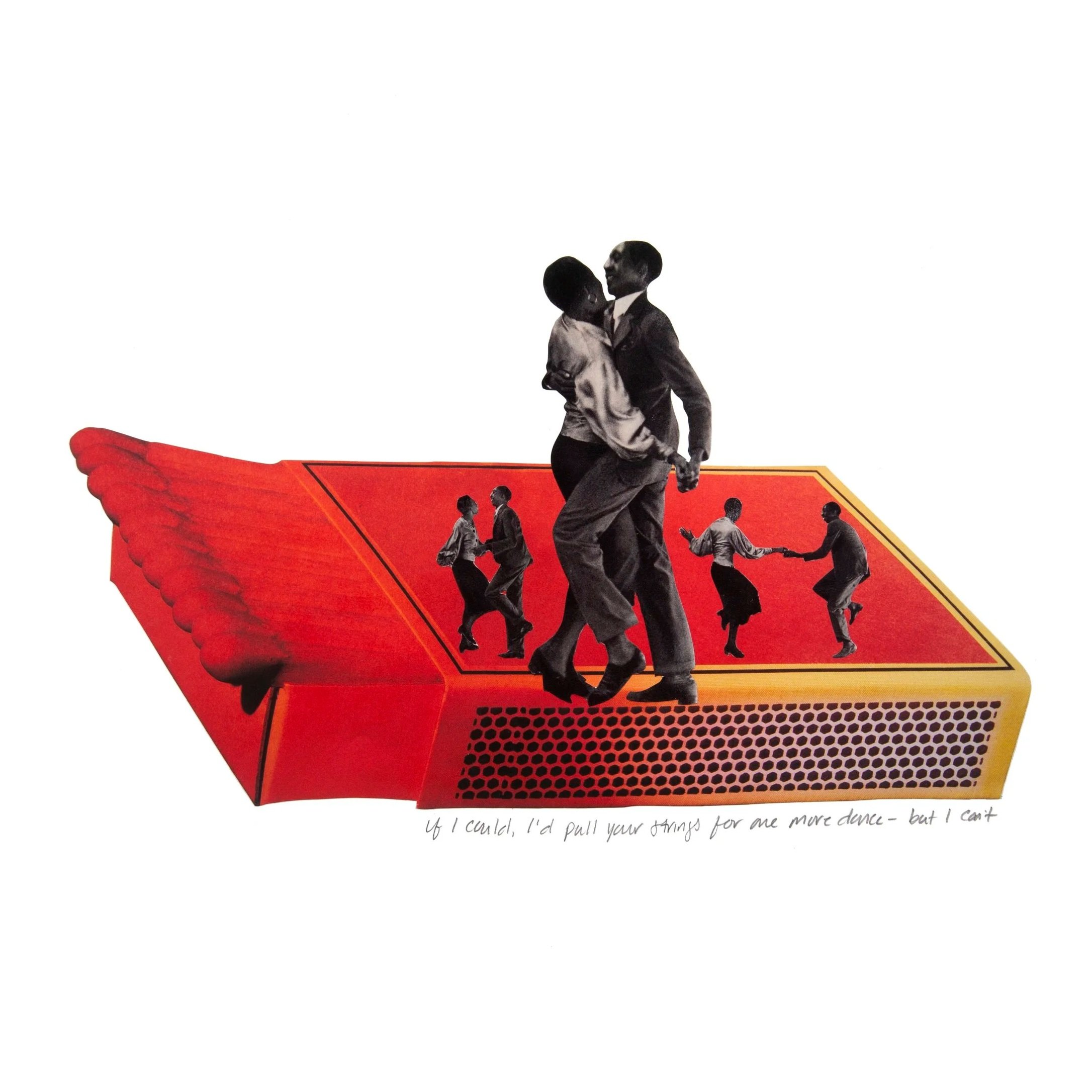 Kindling 2025

| Hand-cut Collage on Archival Paper
| Lyrics from the song Strange by Celeste

| 21"x21" Framed
SOLD