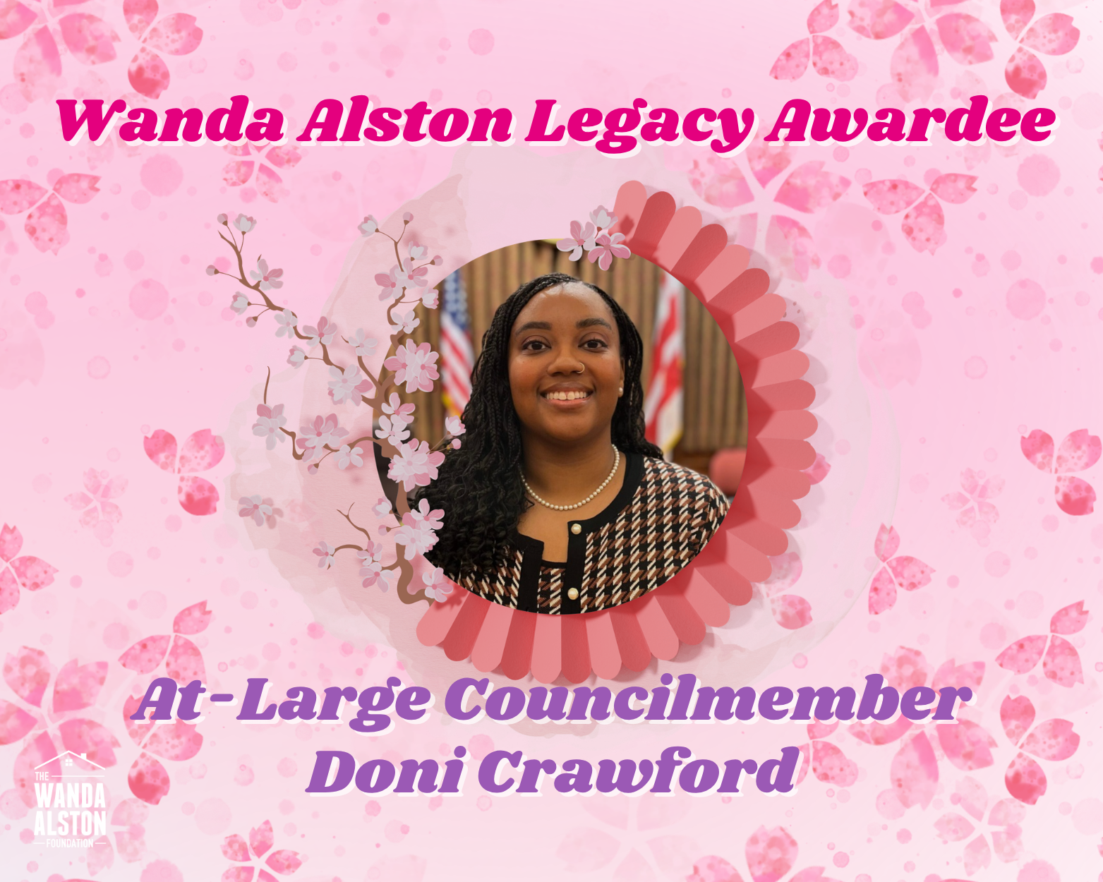 Councilmember Crawford Named Inaugural Wanda Alston Legacy Awardee