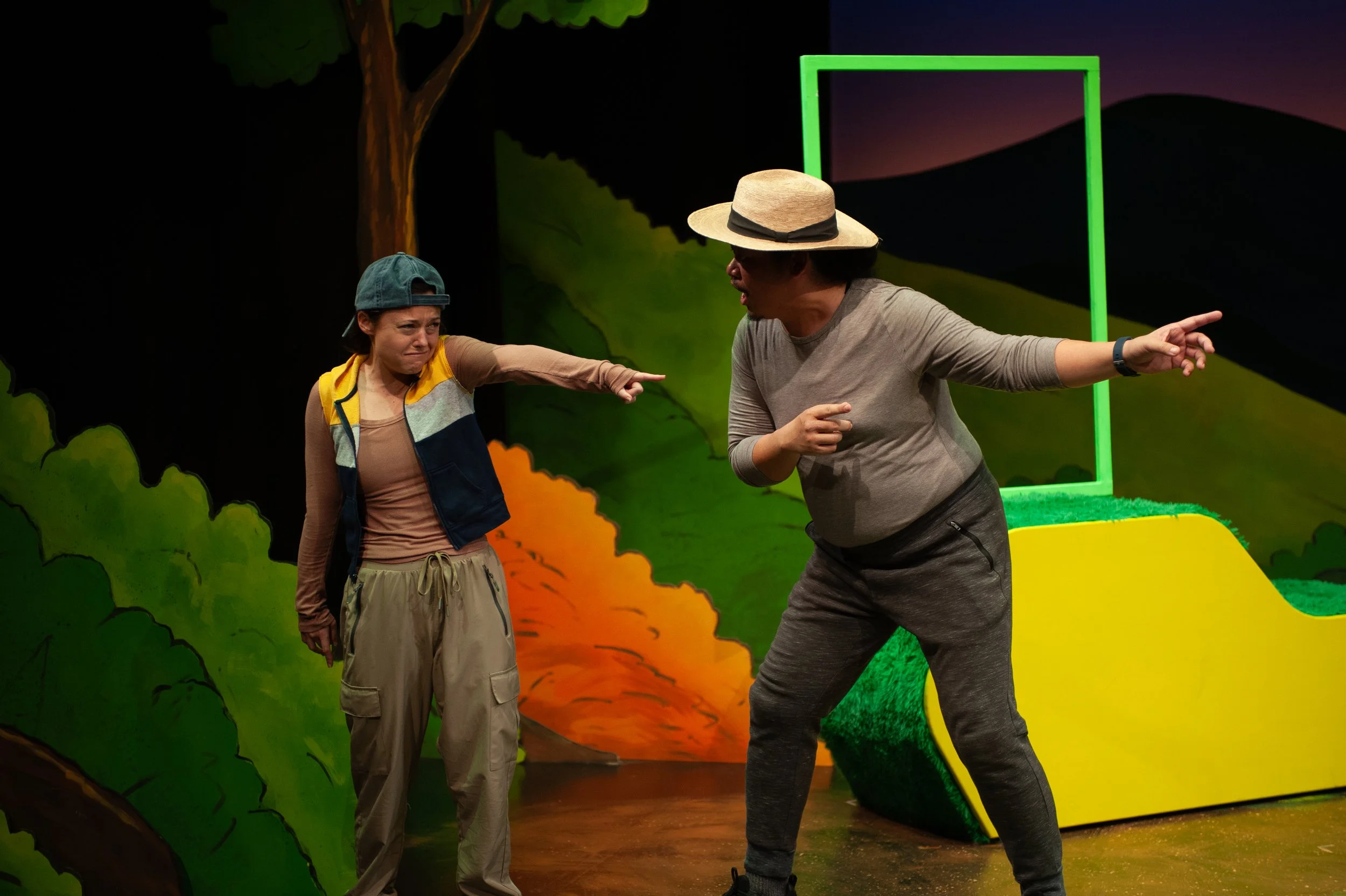 _Did that dog bite you_ Father asks son  L -_ R_ Hannah Mae Sturges and Tasi Alabastro   Photographer_ Jessica Palopoli.jpg