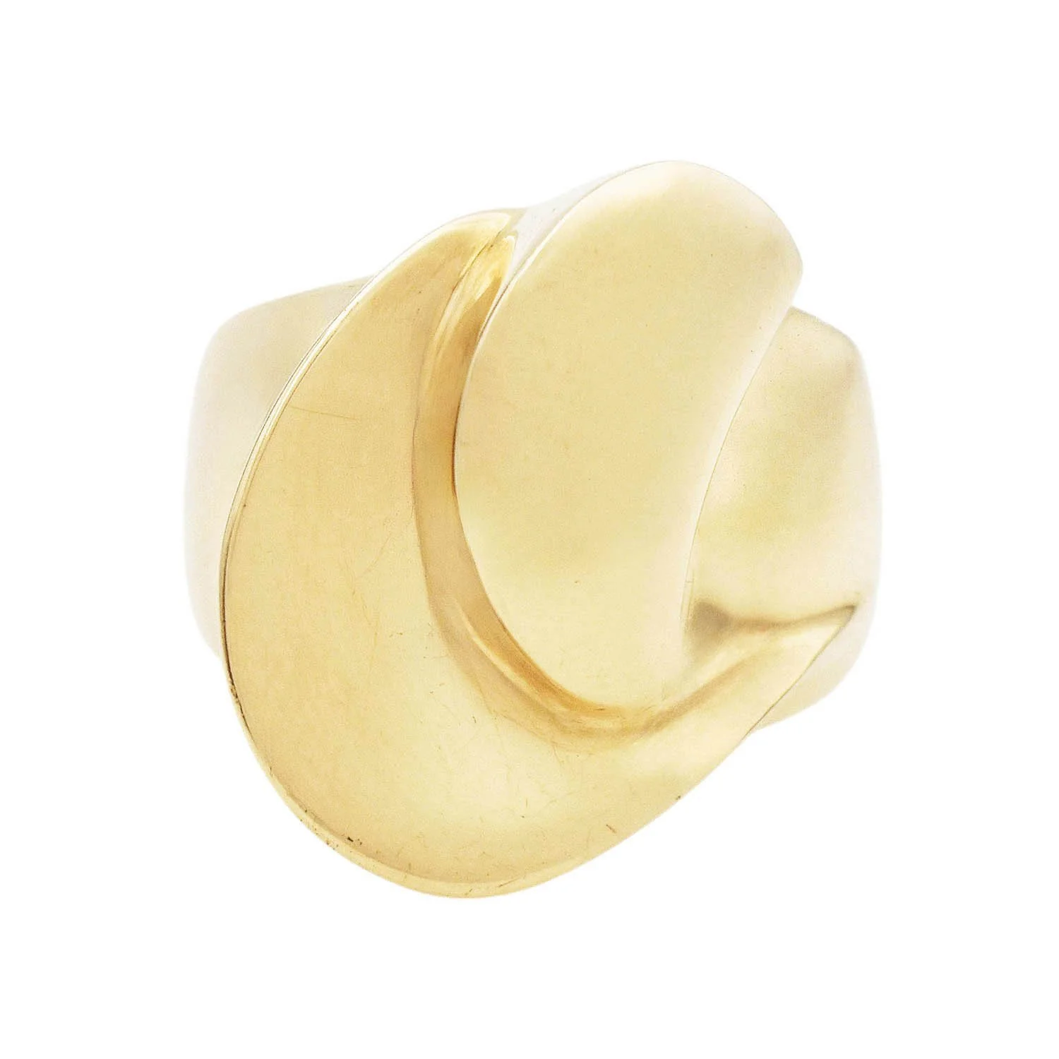 18K Italian Sculptural Ring