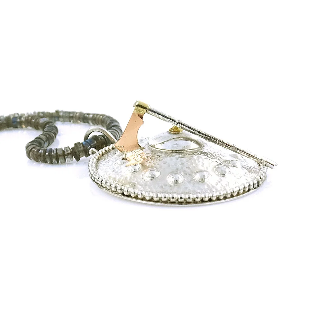 James Cleland Axe and Shield Pendant