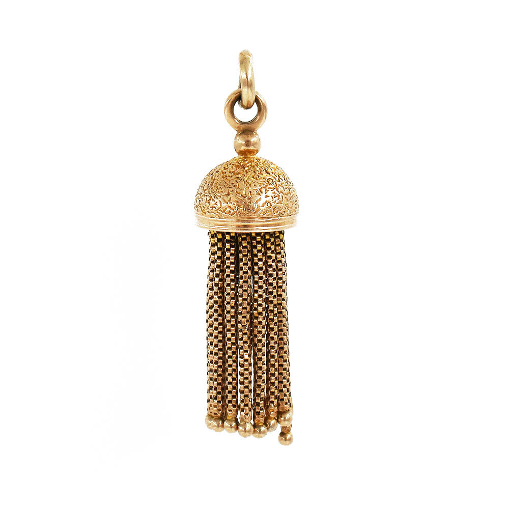 Victorian Tassel Gold Pendant