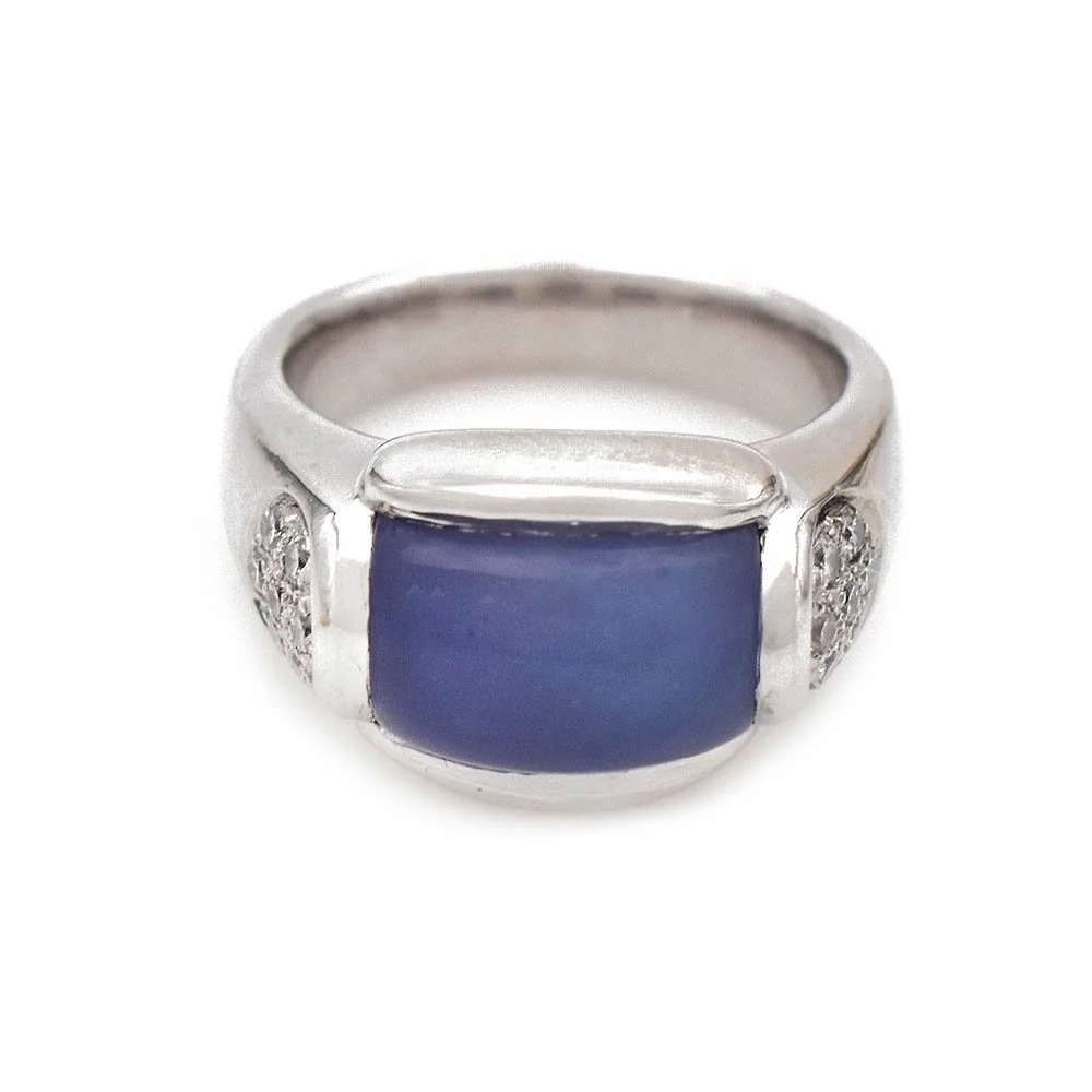David Kodner Chalcedony Diamond Ring