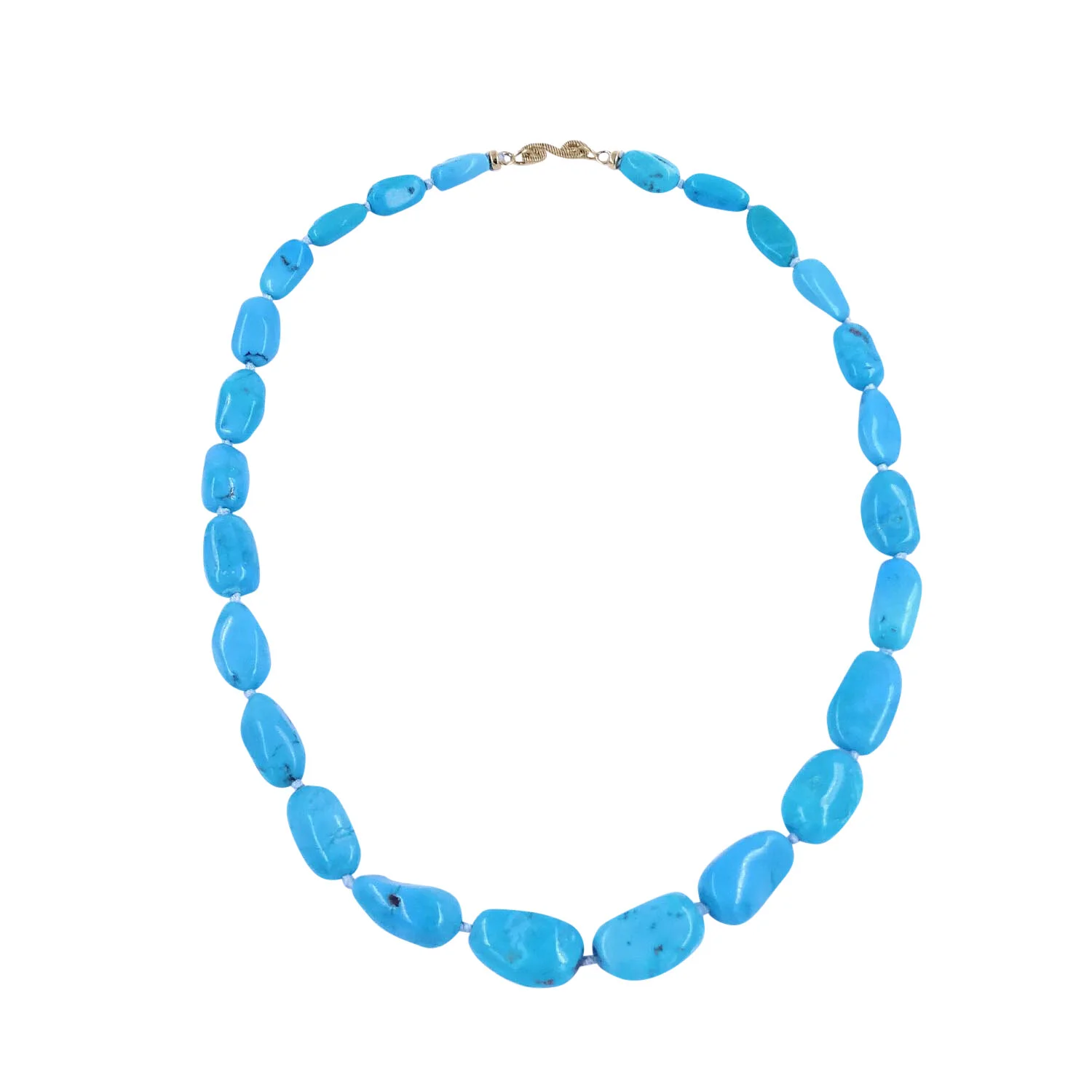 Sleeping Beauty Turquoise Gold Necklace