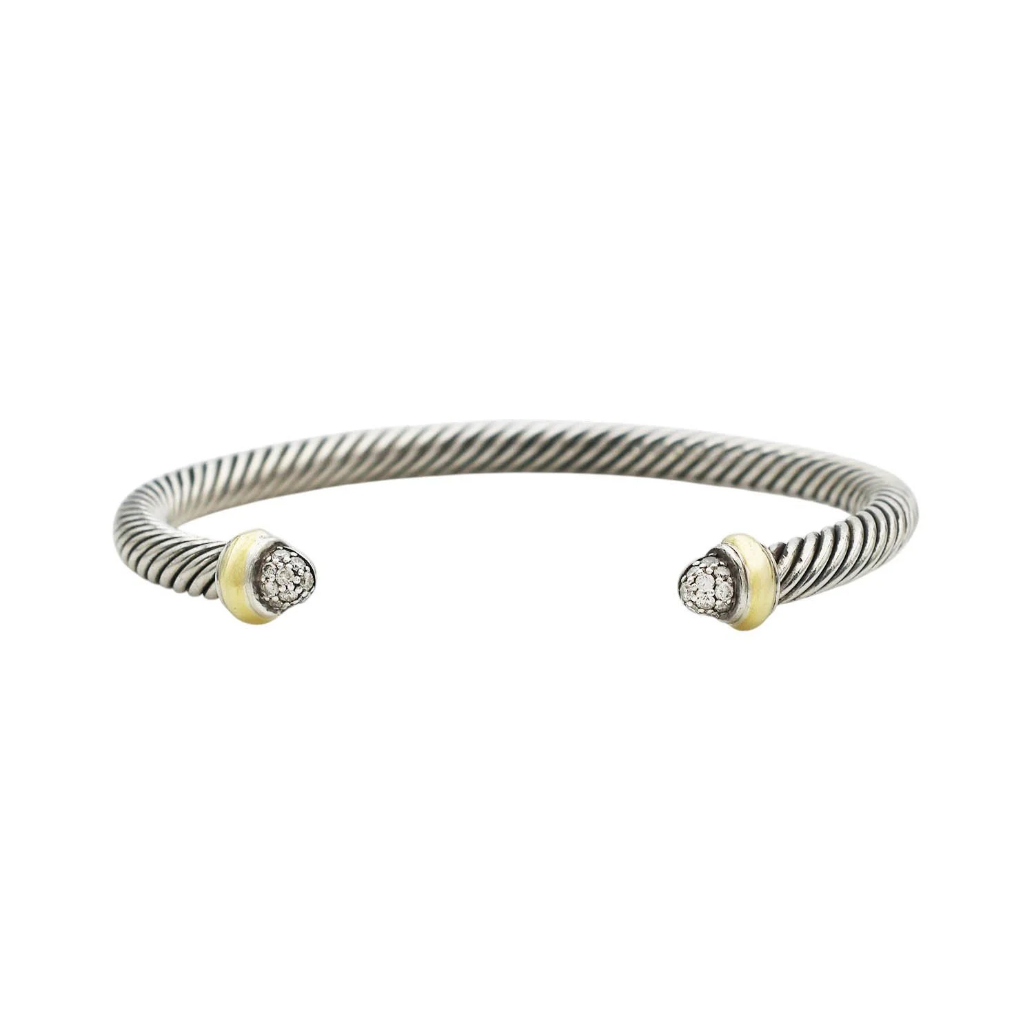 David Yurman Classic Cable Diamond Cuff