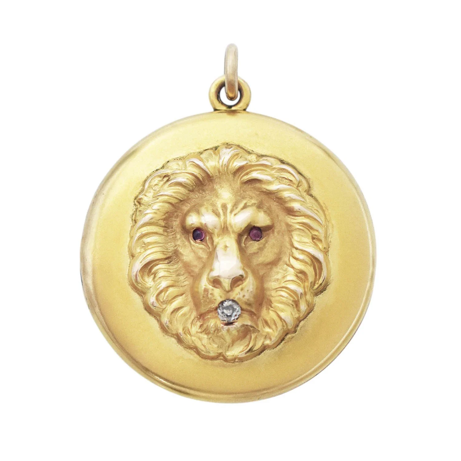 Antique Lion Head Locket