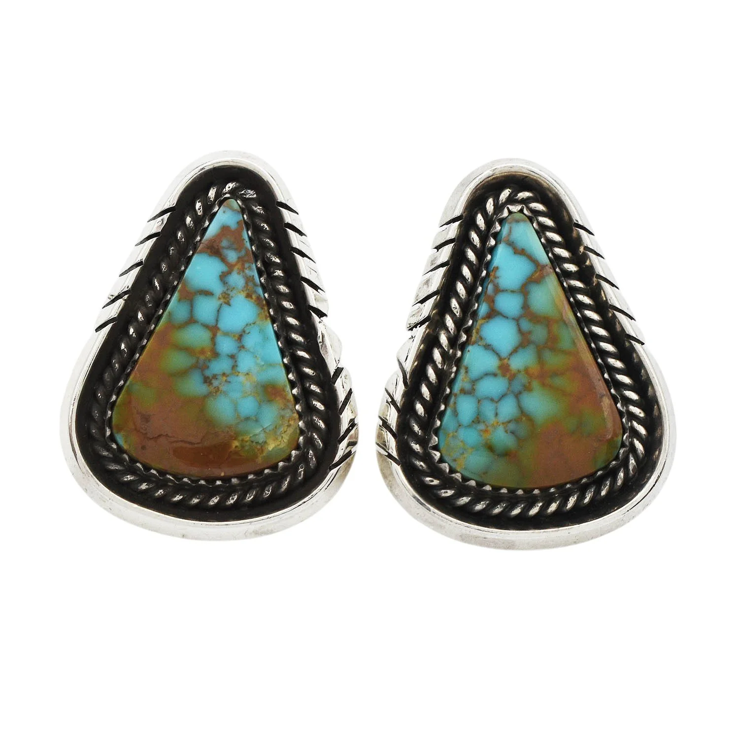 Dorothy Secatero Navajo Turquoise Earrings