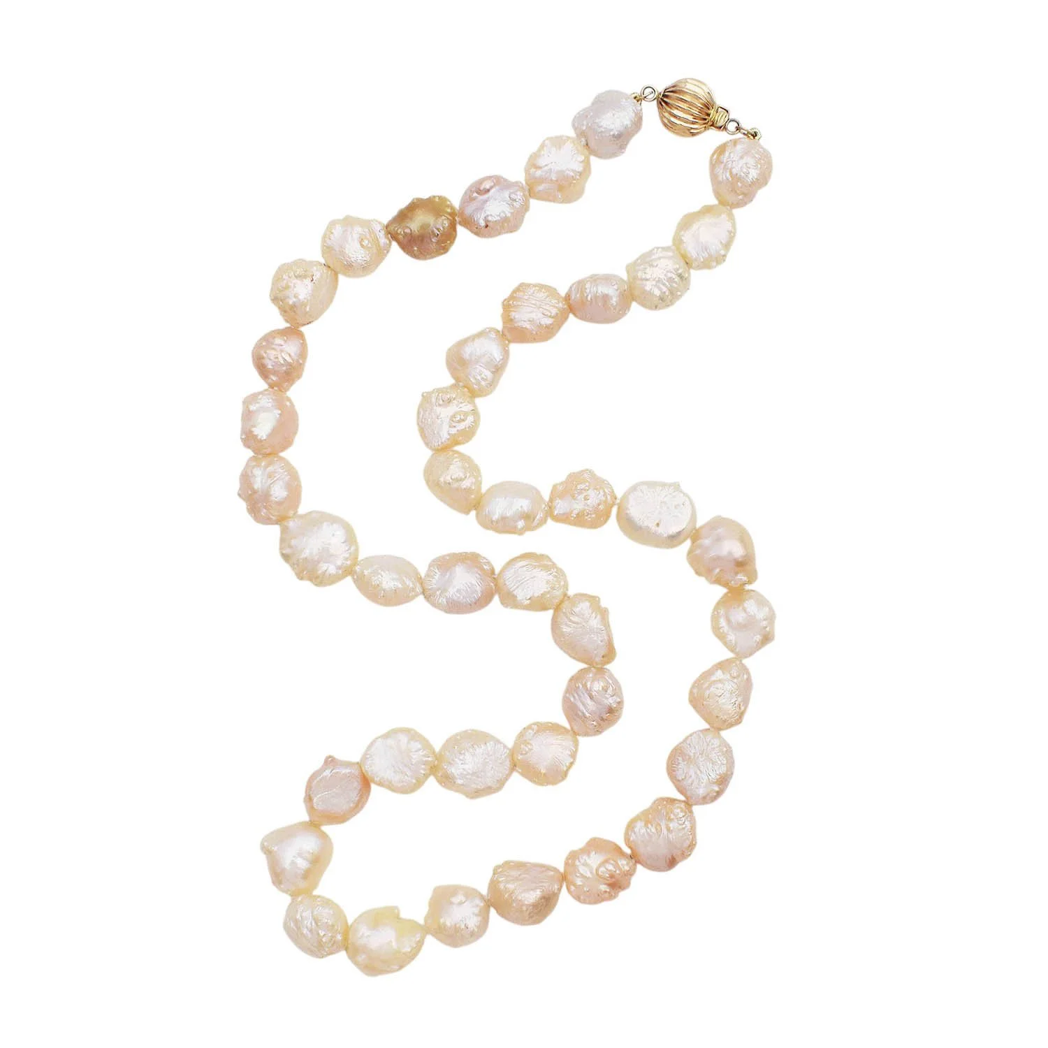 Biwa Pearl Necklace