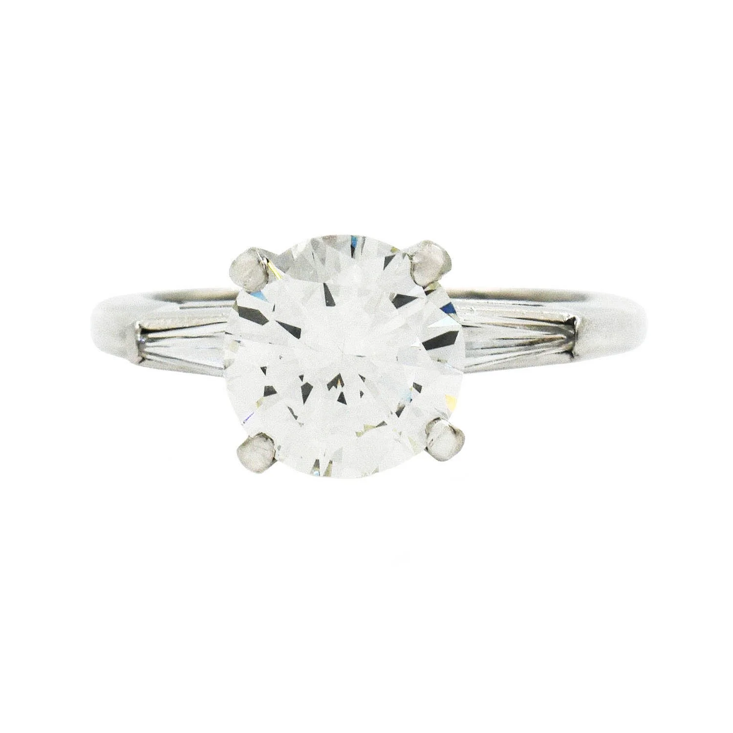 2.02 Carat Platinum Diamond Ring - GIA I VS1