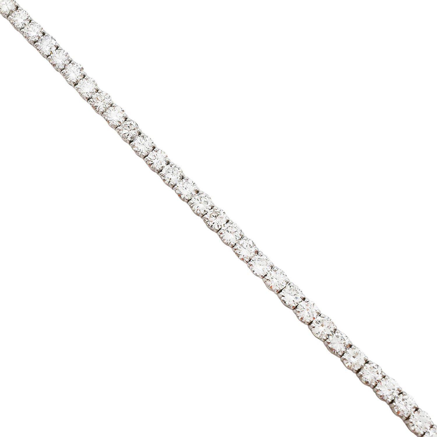 10.77 Carat Diamond Tennis Bracelet
