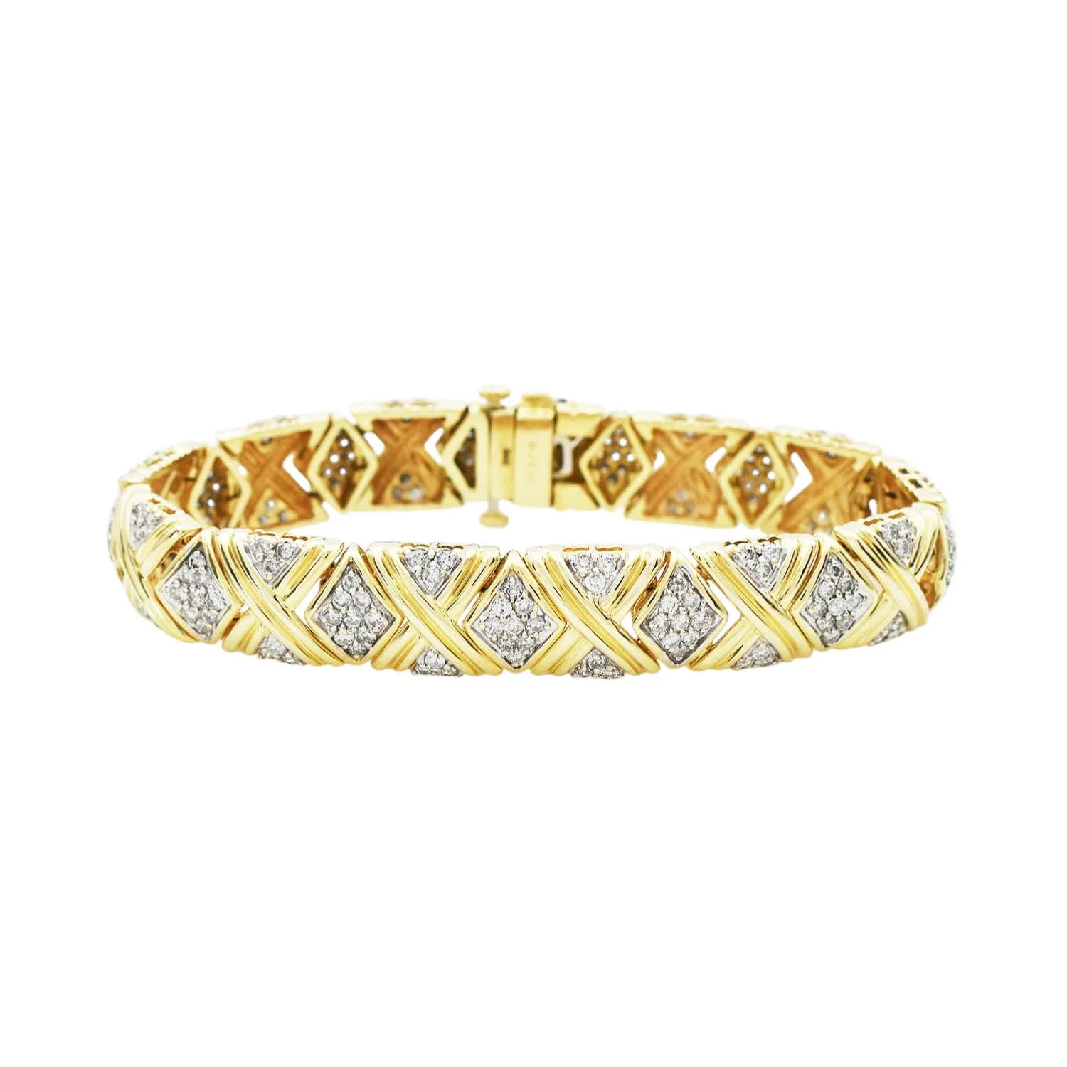 Pavé Gold and Diamond Bracelet