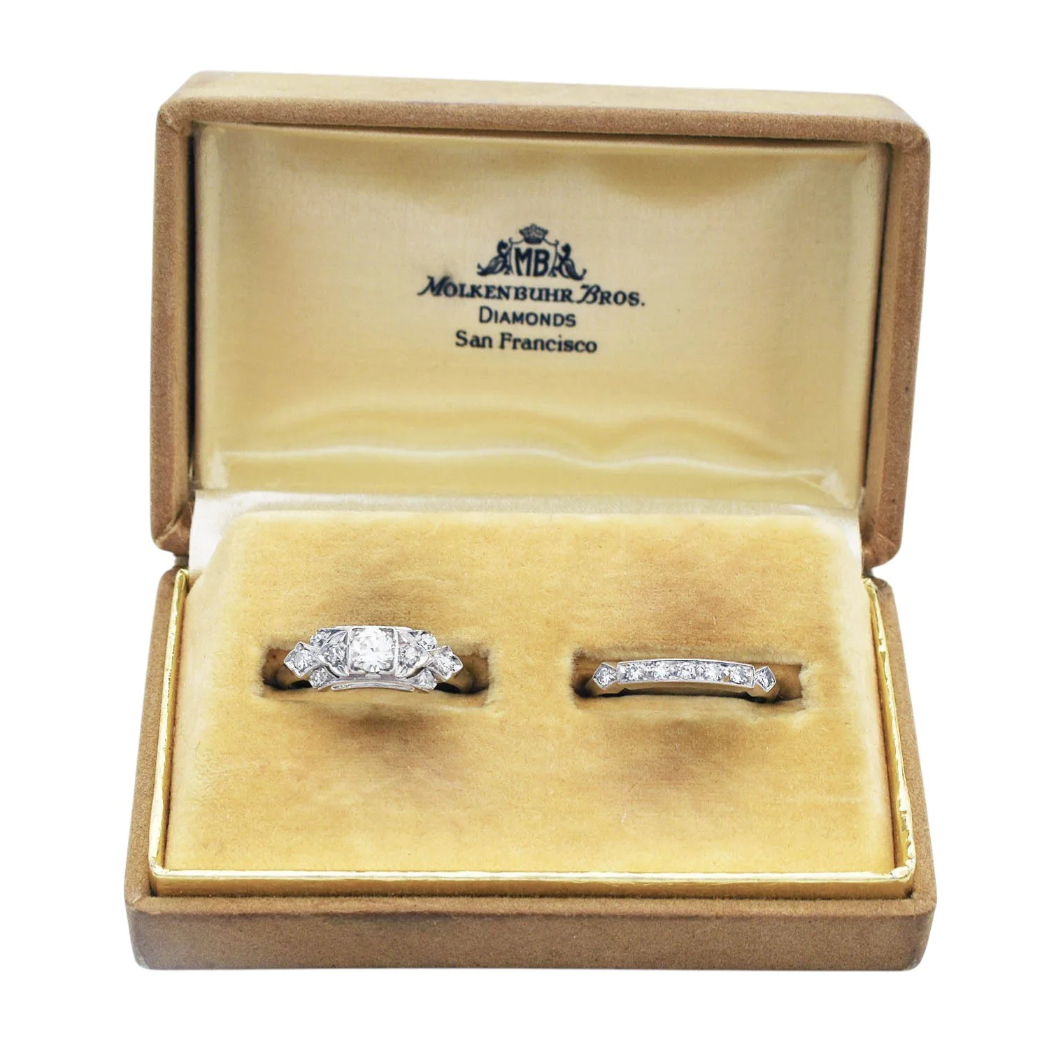 Vintage Loretz & Benoit Wedding Set in Original Box