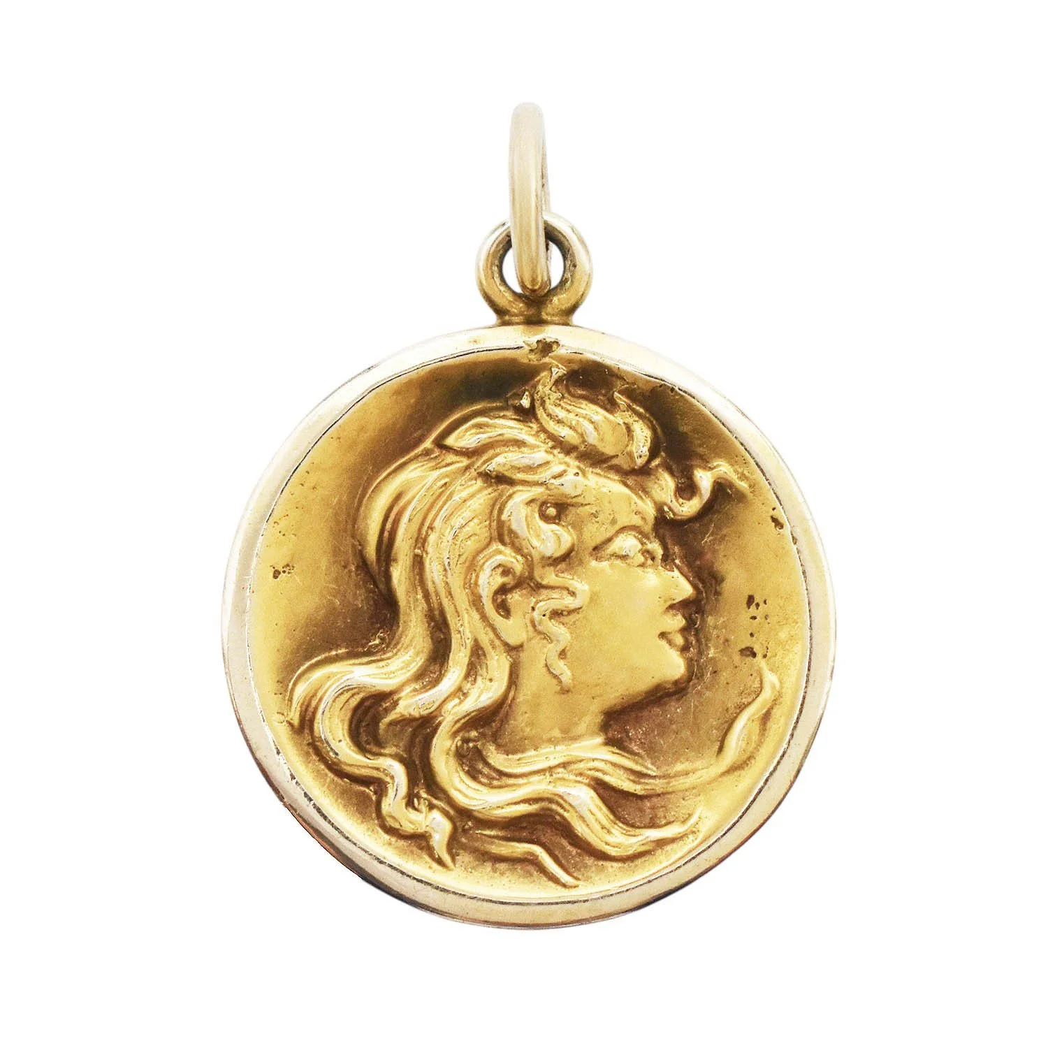 Art Nouveau Style Femme Pendant