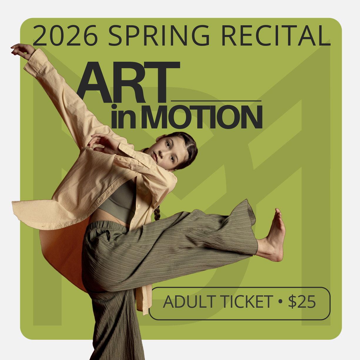 2026 Recital - Adult Ticket