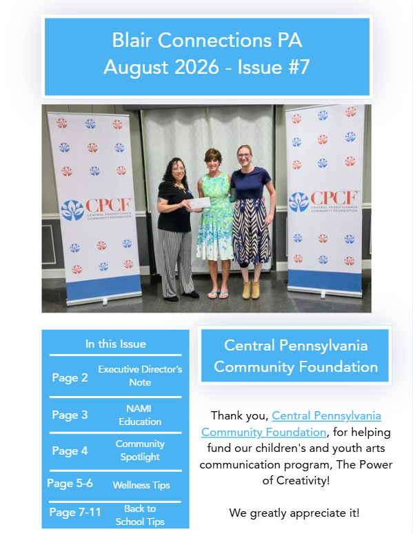 August 2026 Newsletter