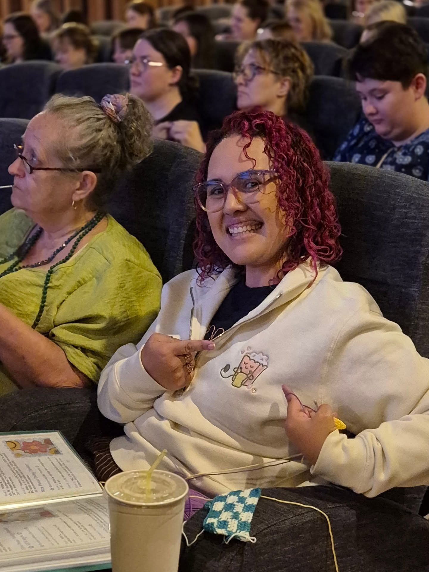 Merry Christmas Sydney! 🌞🧶 what a fun night! #CraftCinemaNight