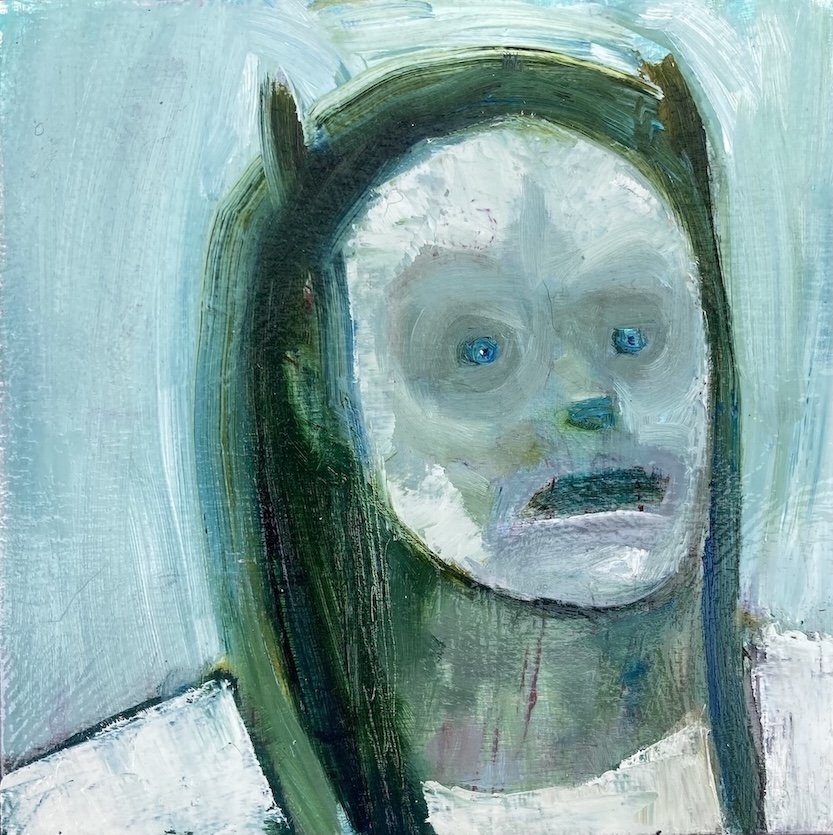 Traded 5x5 oil on wood
