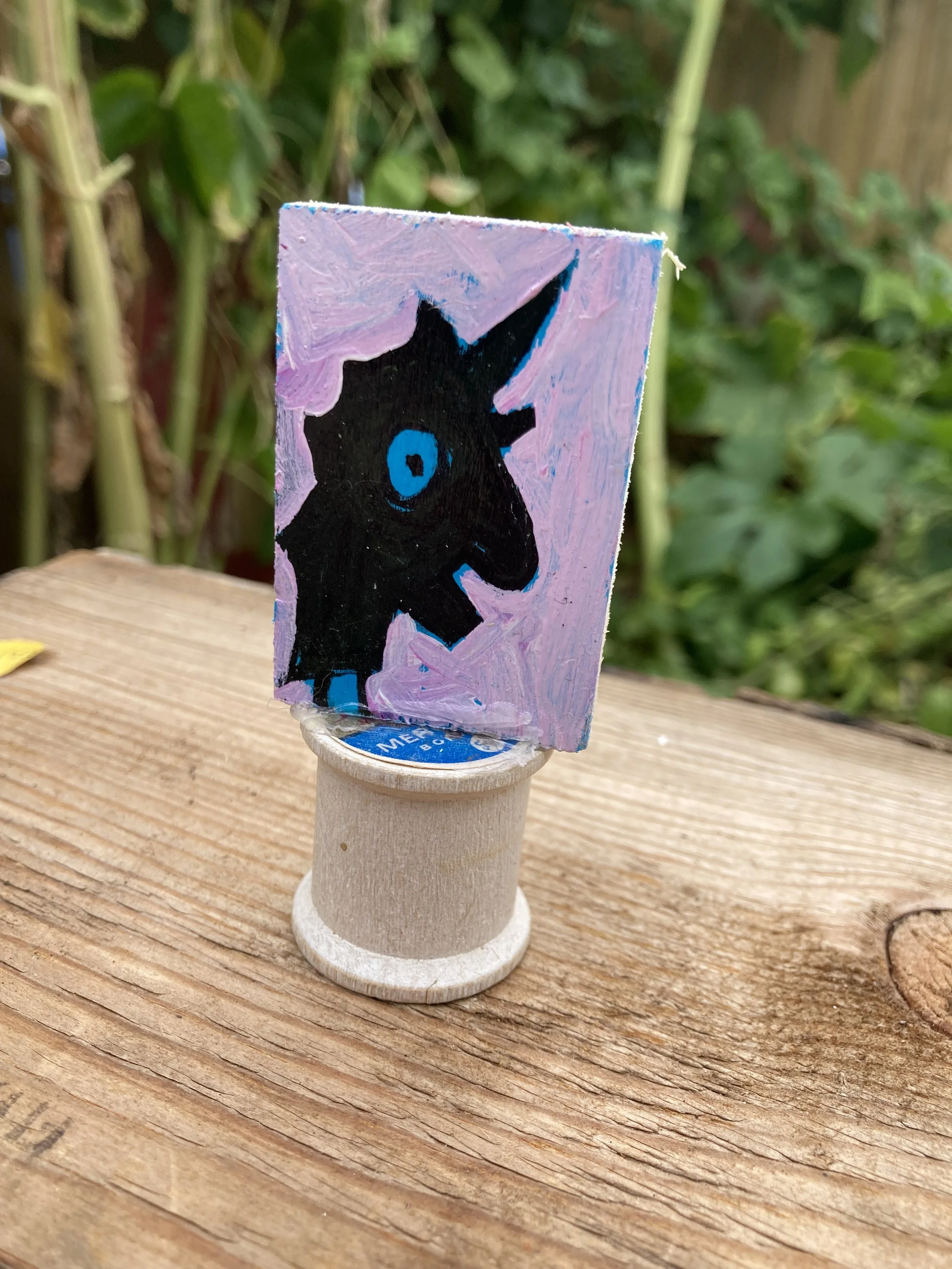Little Thread Spool Unicorn $20