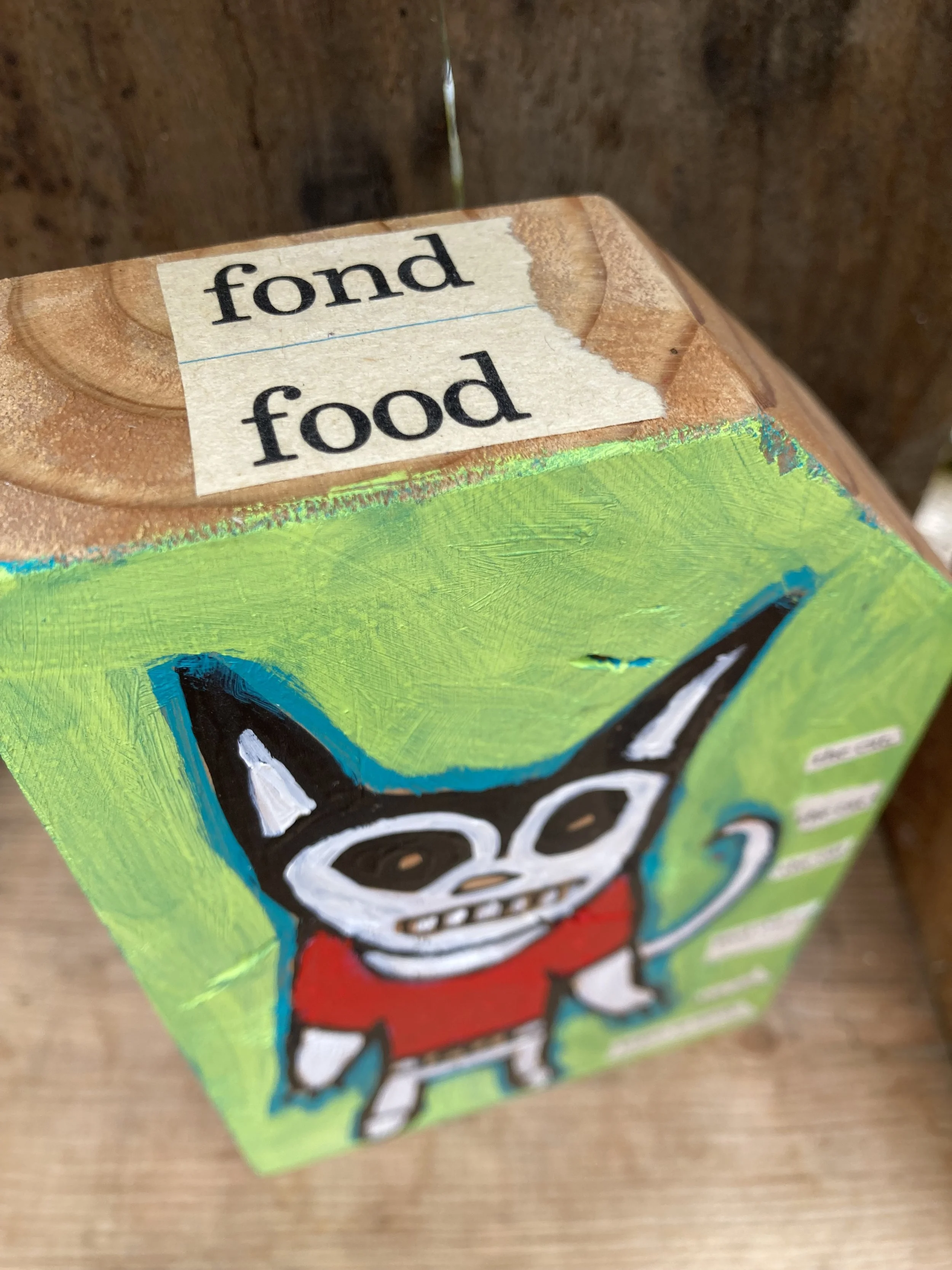 Fond Food Cat $50. I have a big  orange tabby named Max. He eats a lot.