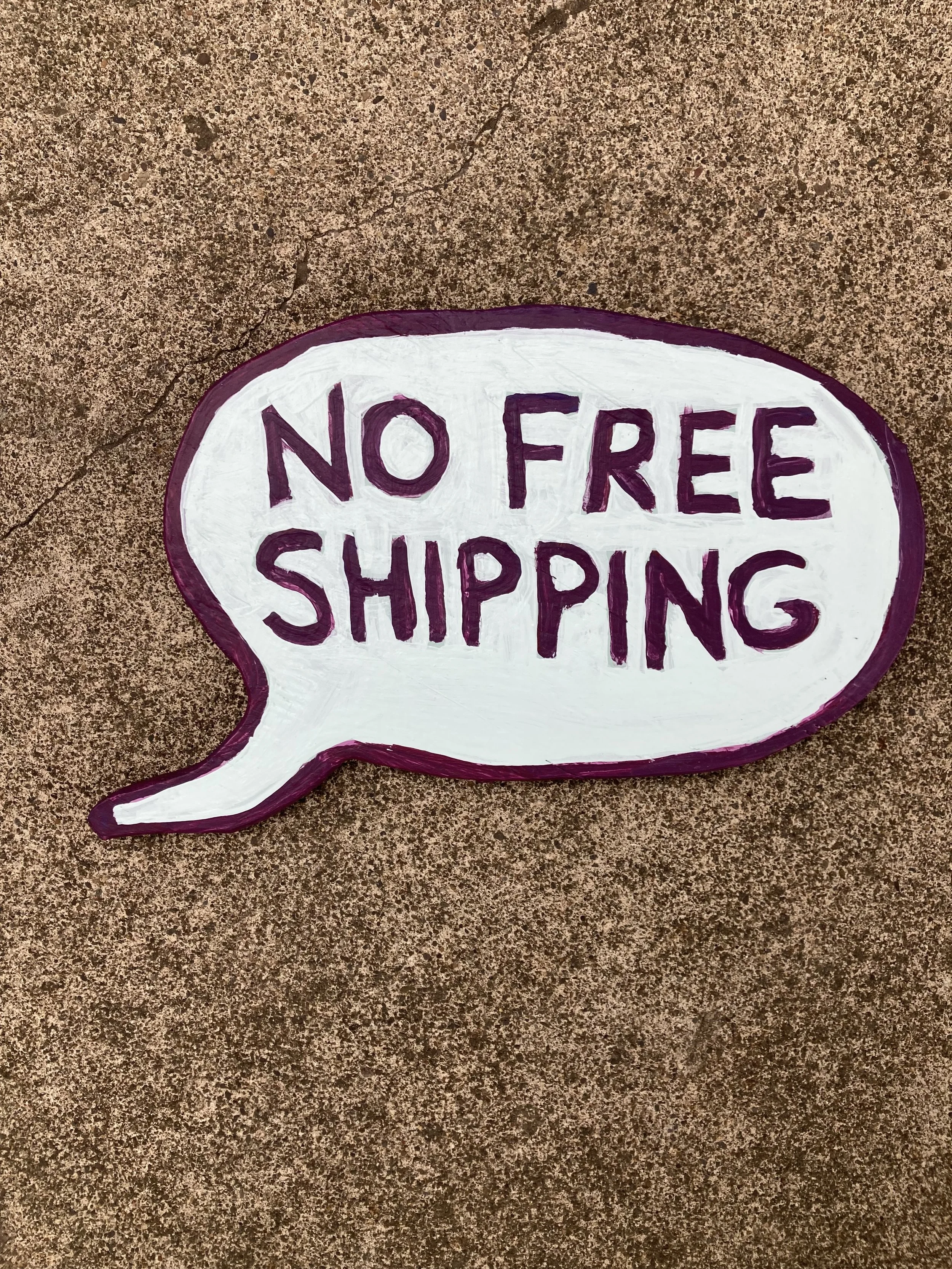 Free Shipping (isn't Free) house paint on wood