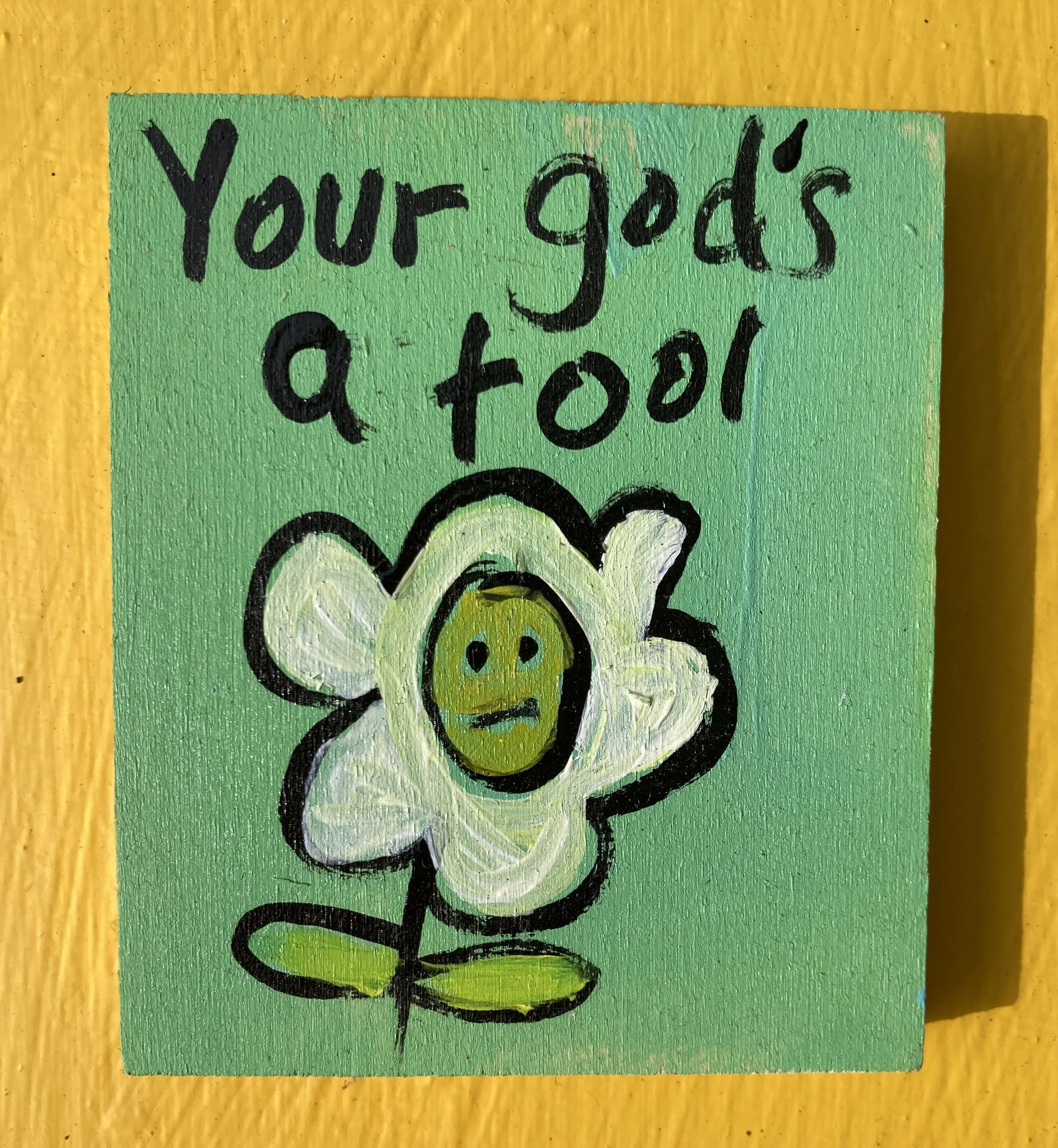 Tool  2 1/2 x 3 inches acrylic $35