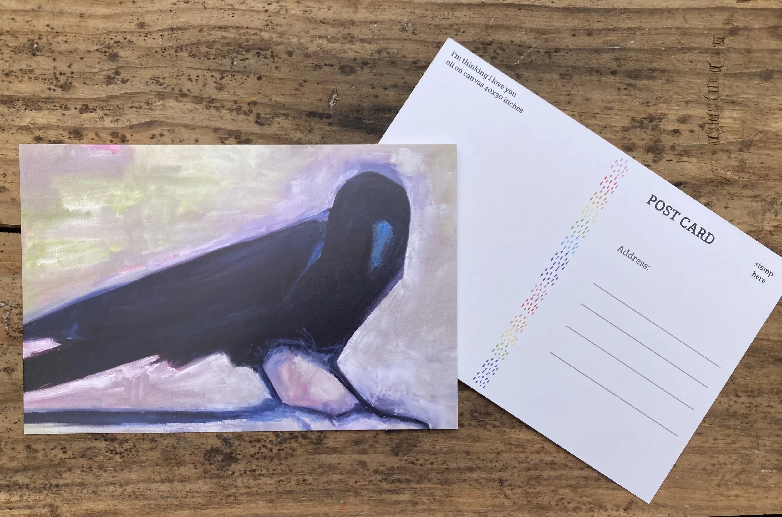 Crow Postcard $3