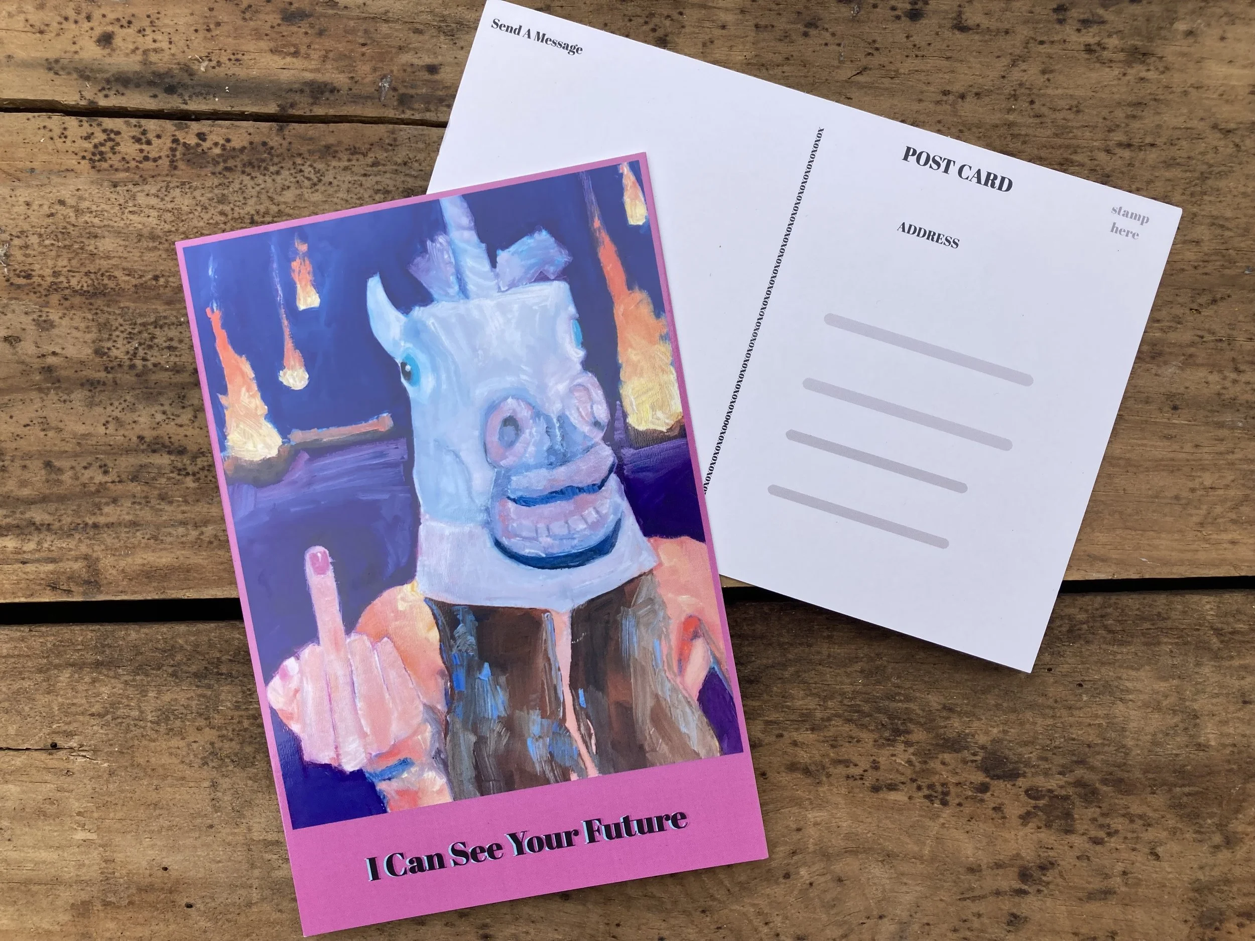 I Can See Your Future Postcards $3